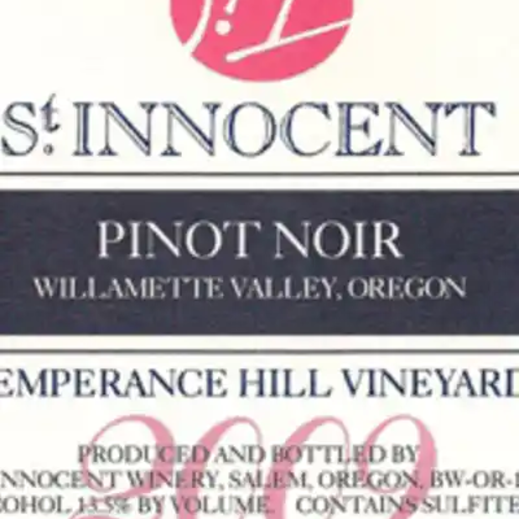 St. Innocent, Temperance Hill l Pinot Noir (2021) 750ML