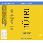 Nutrl Classic Lemonade 4pk CN