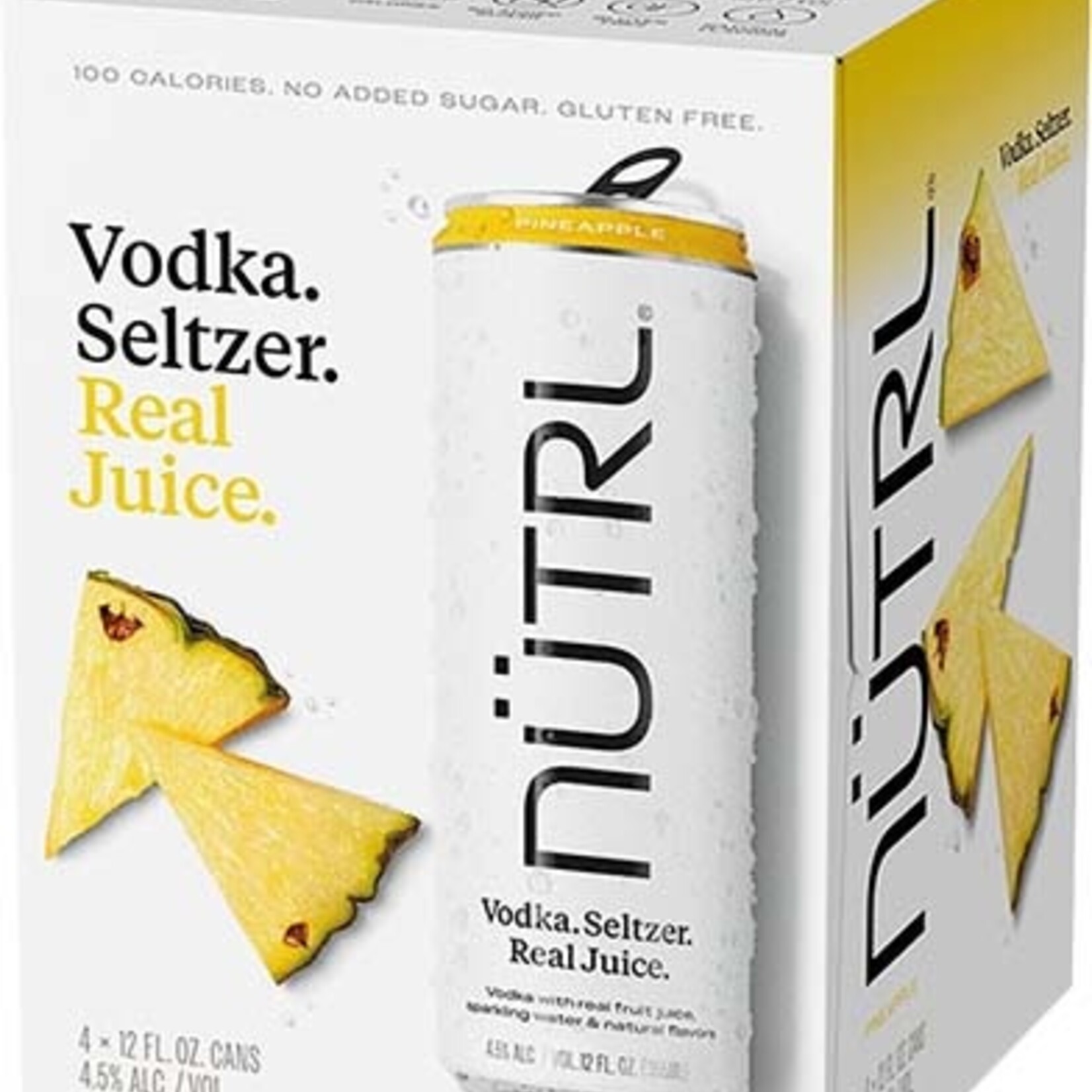 Nutrl Seltzer Pineapple 4pk