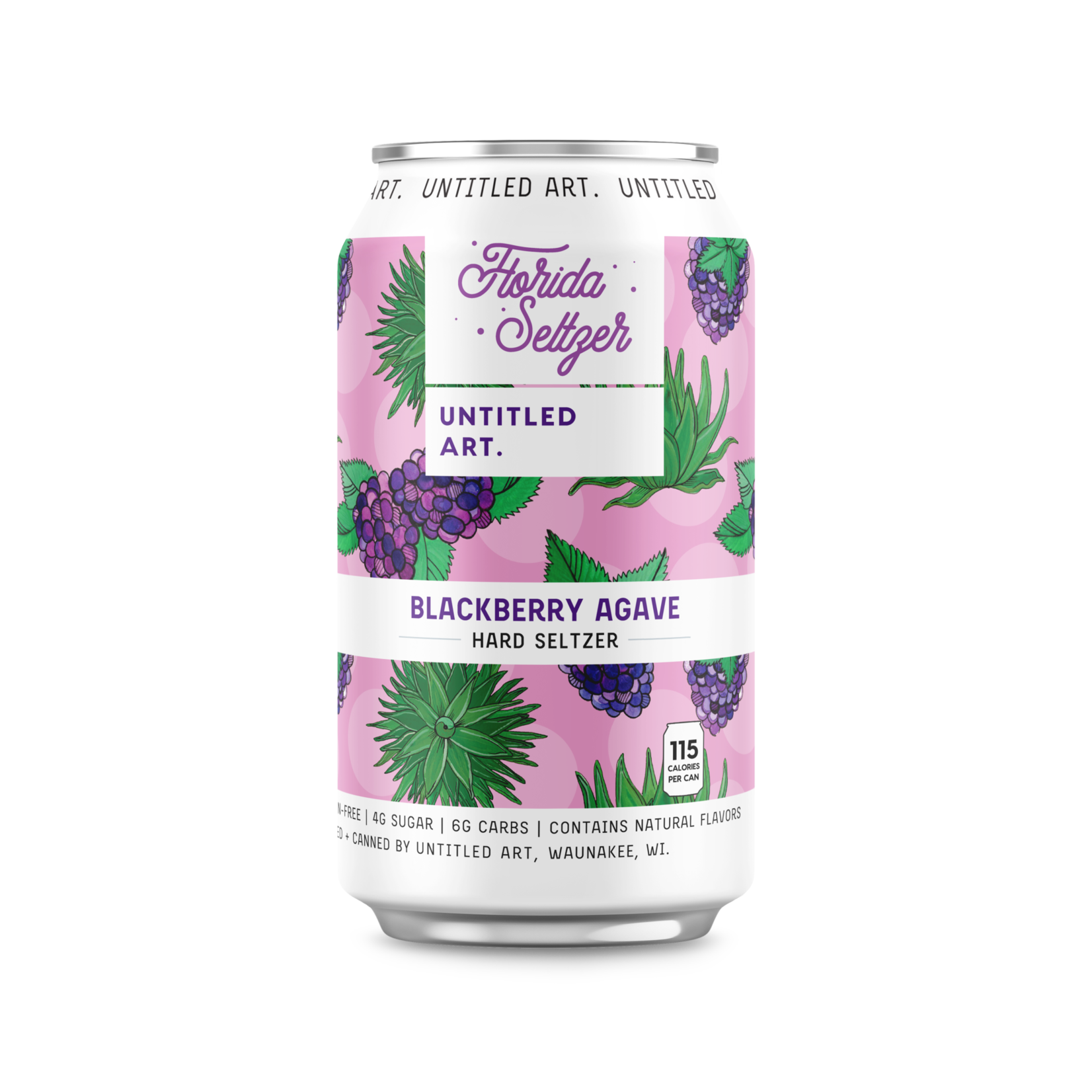Untitled Art Florida Seltzer Blackberry Agave 6pk