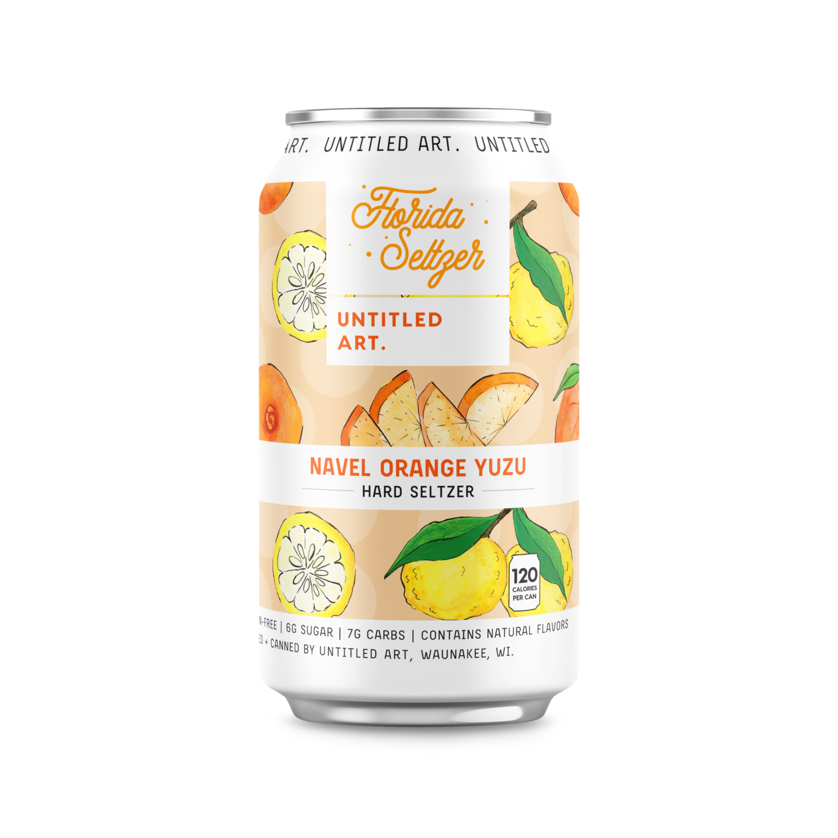 Untitled Art Florida Seltzer Navel Orange Yuzu 6pk