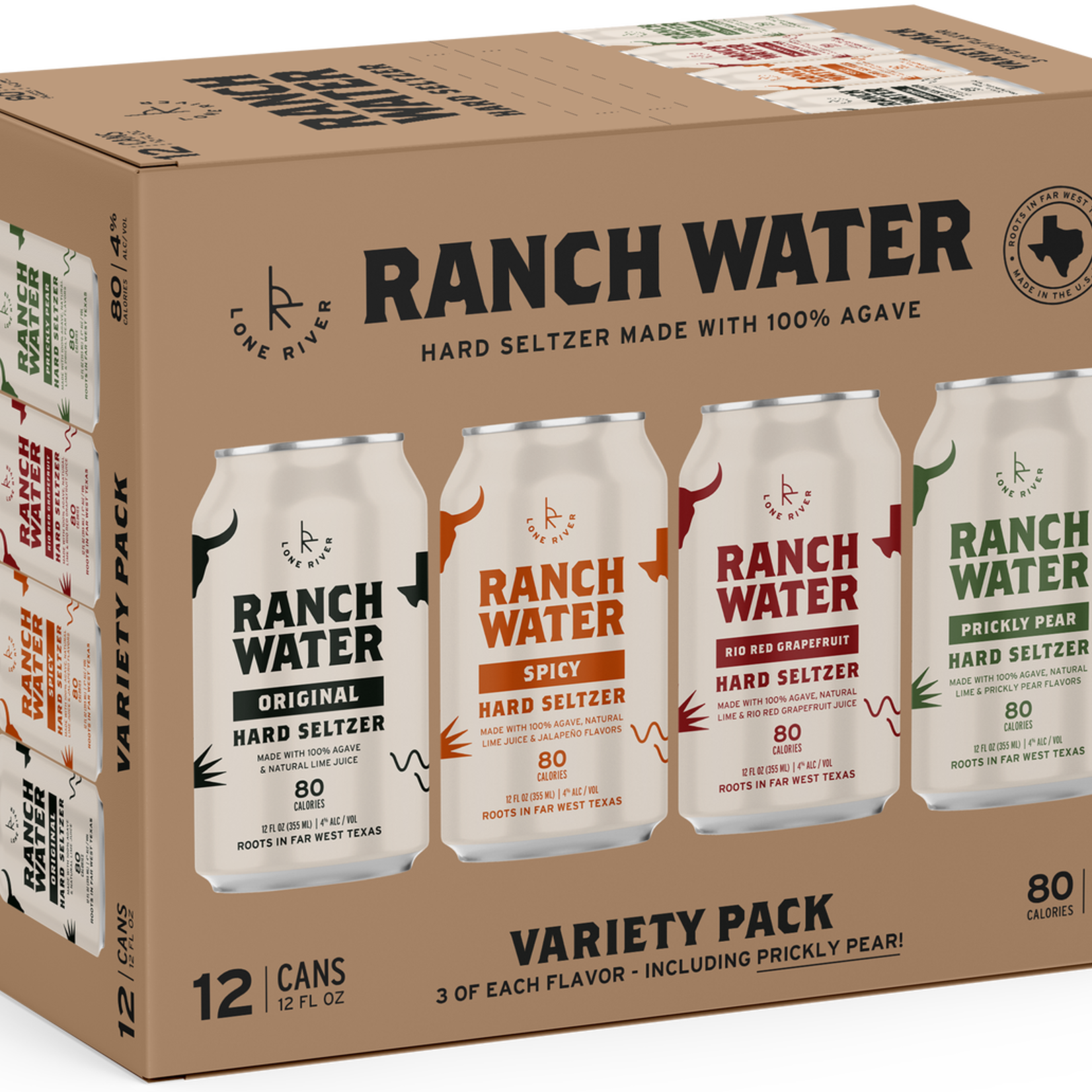 Lone River Ranch Water Variety Pack 12pkCN