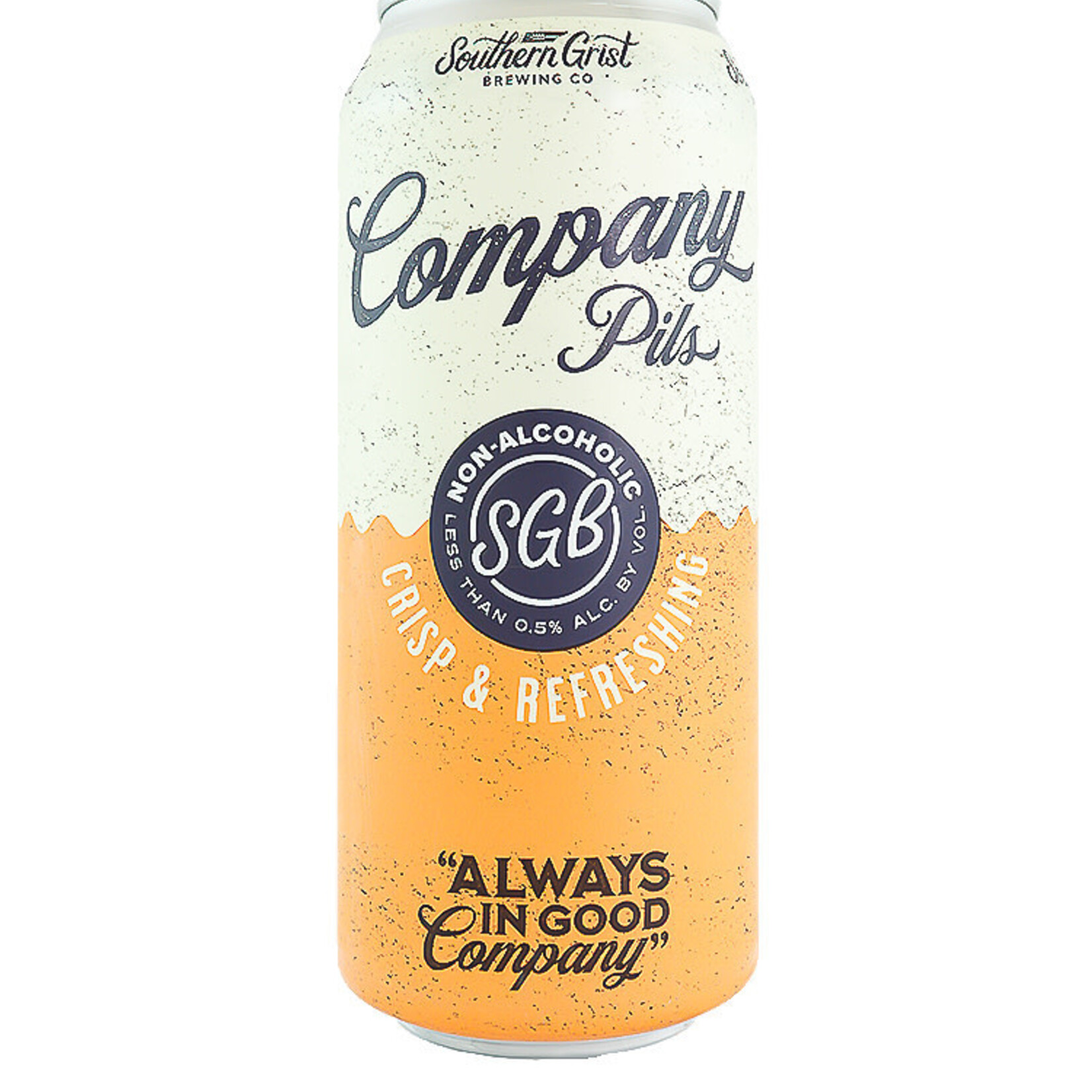 Southern Grist Non-Alcoholic Company Pils 16oz CN