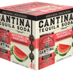 Cantina Tequila Soda Watermelon Margarita 4pk CN