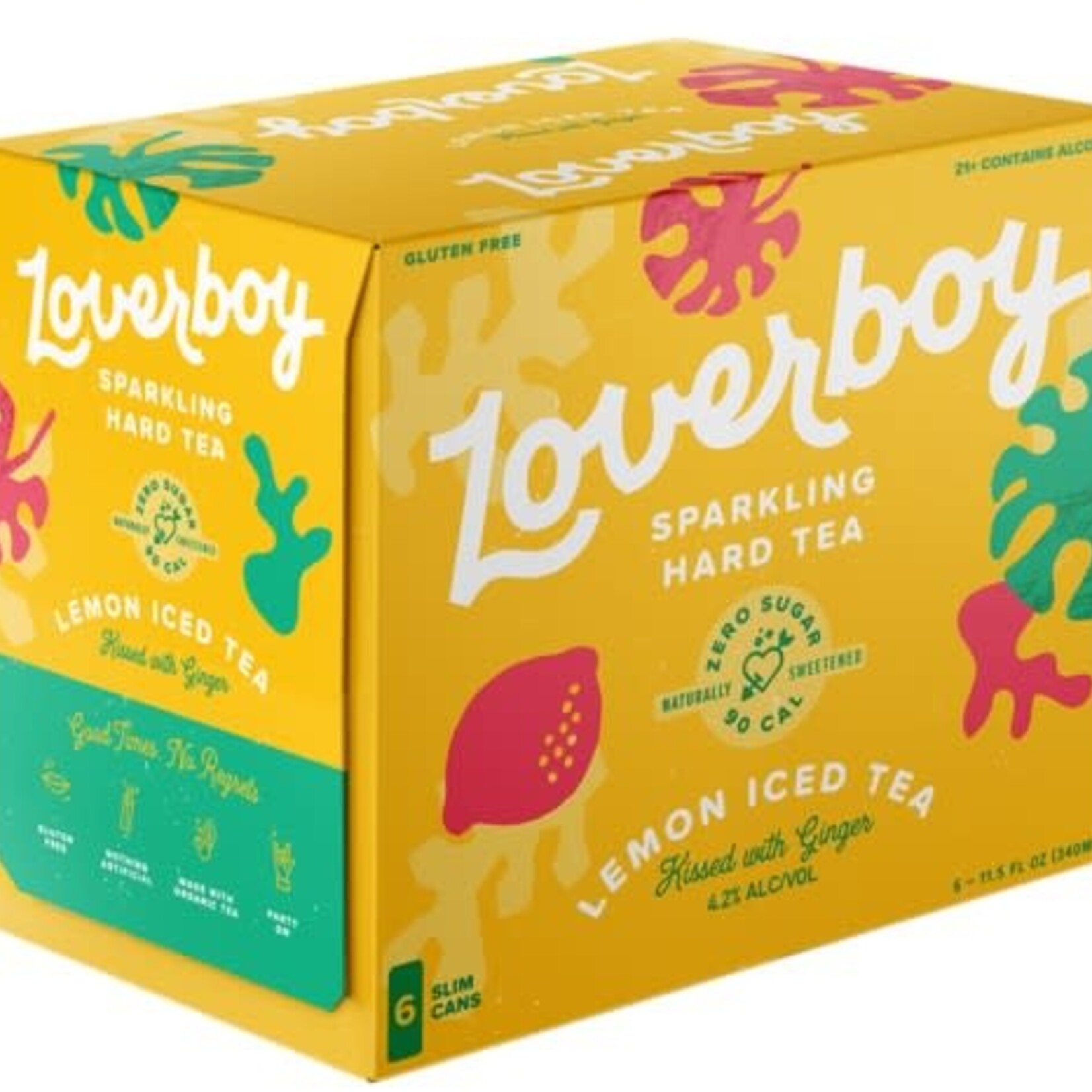 Loverboy Lemon Iced Hard Tea 6pk