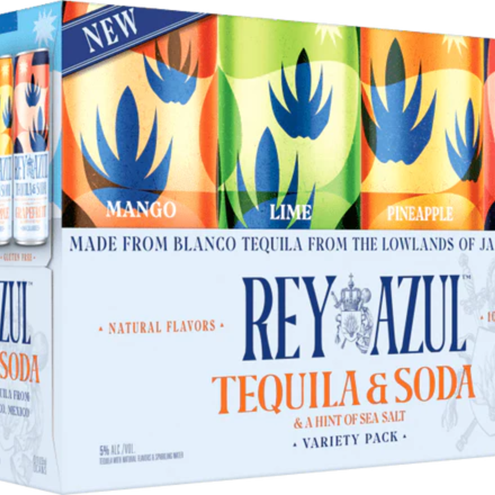 Rey Azul Tequila & Soda Variety Pack 8pk CN Lighthouse Canton