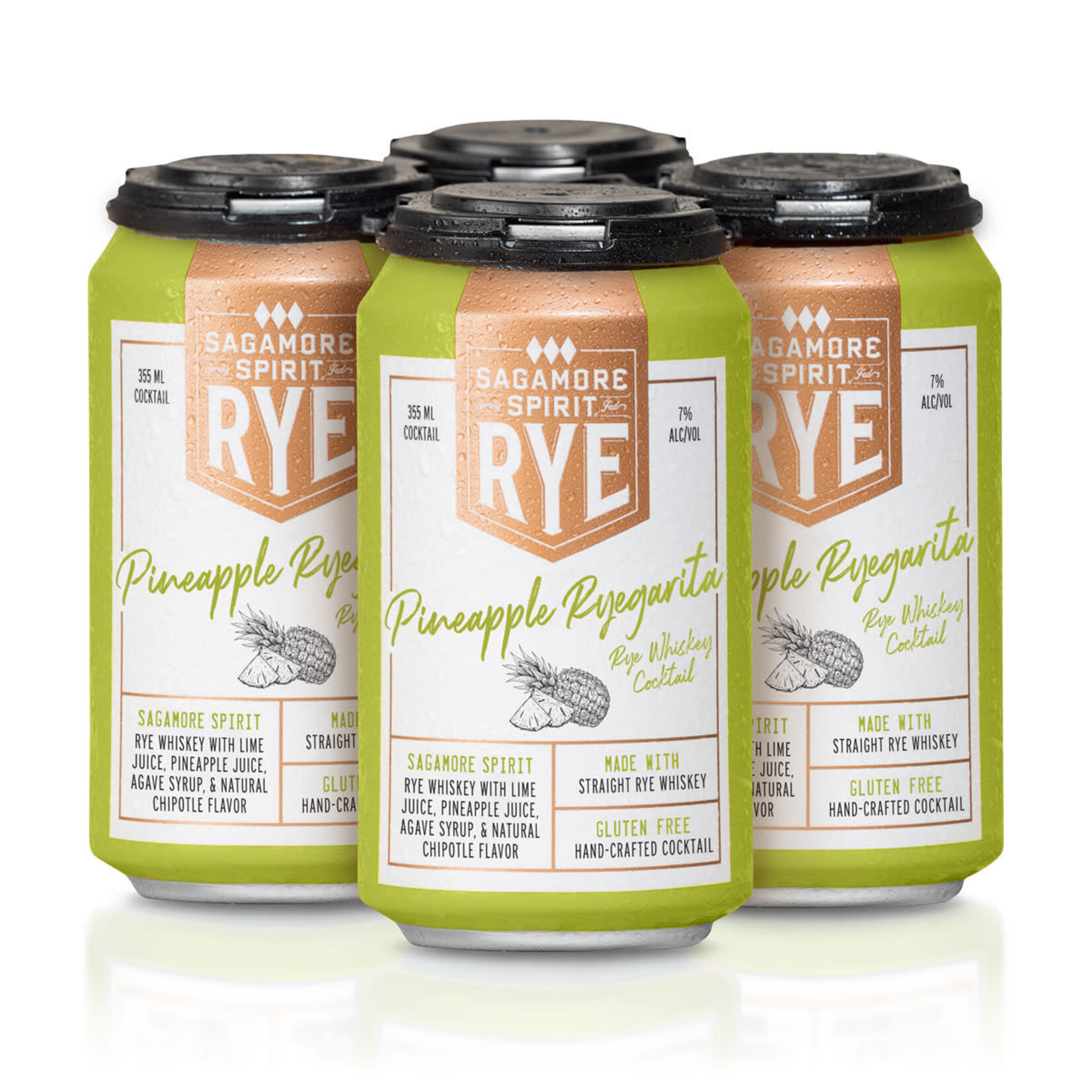 Sagamore Rye Pineapple Ryegarita 12oz 4pk CN