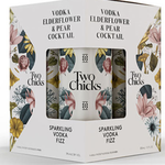 Two Chicks Vodka Fizz Elderflower & Pear Cocktail  4pk CN