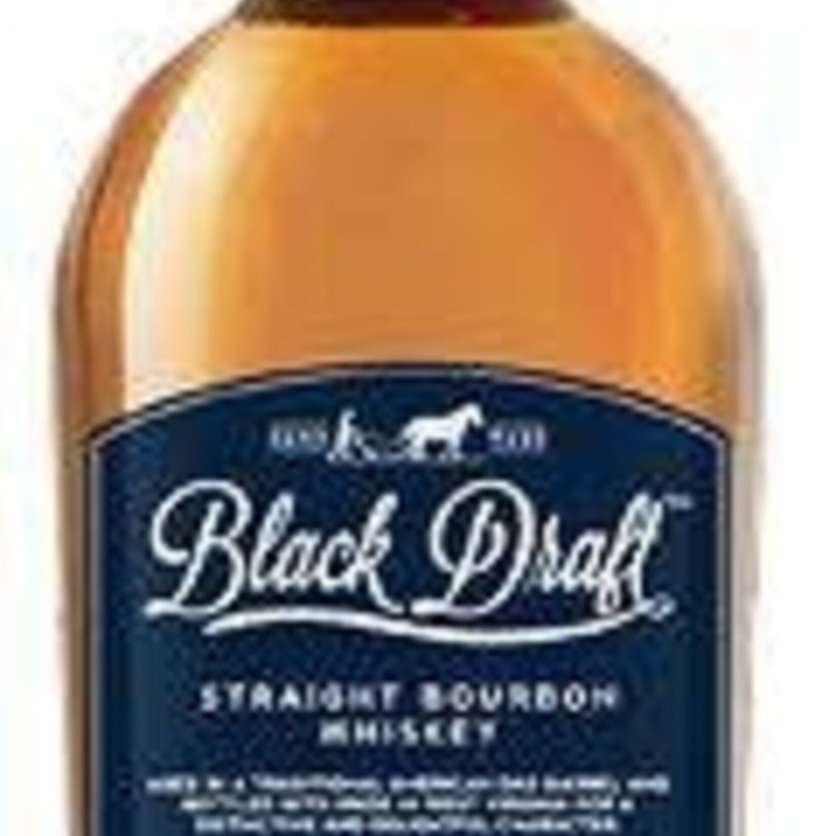 Black Draft Straight Bourbon Whiskey 750ml Lighthouse Canton