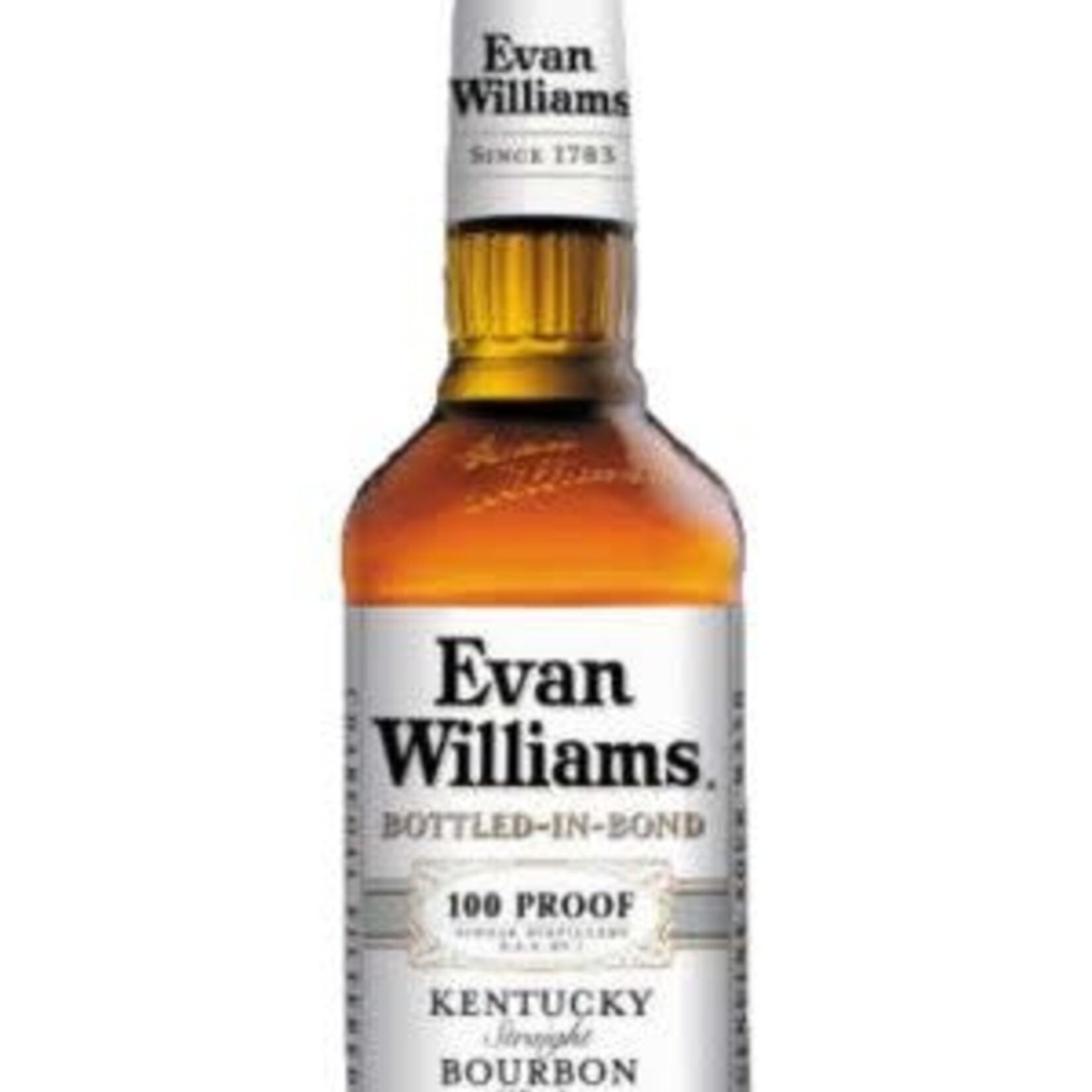 Evan Williams White Label 100 Proof (BIB), 750ml