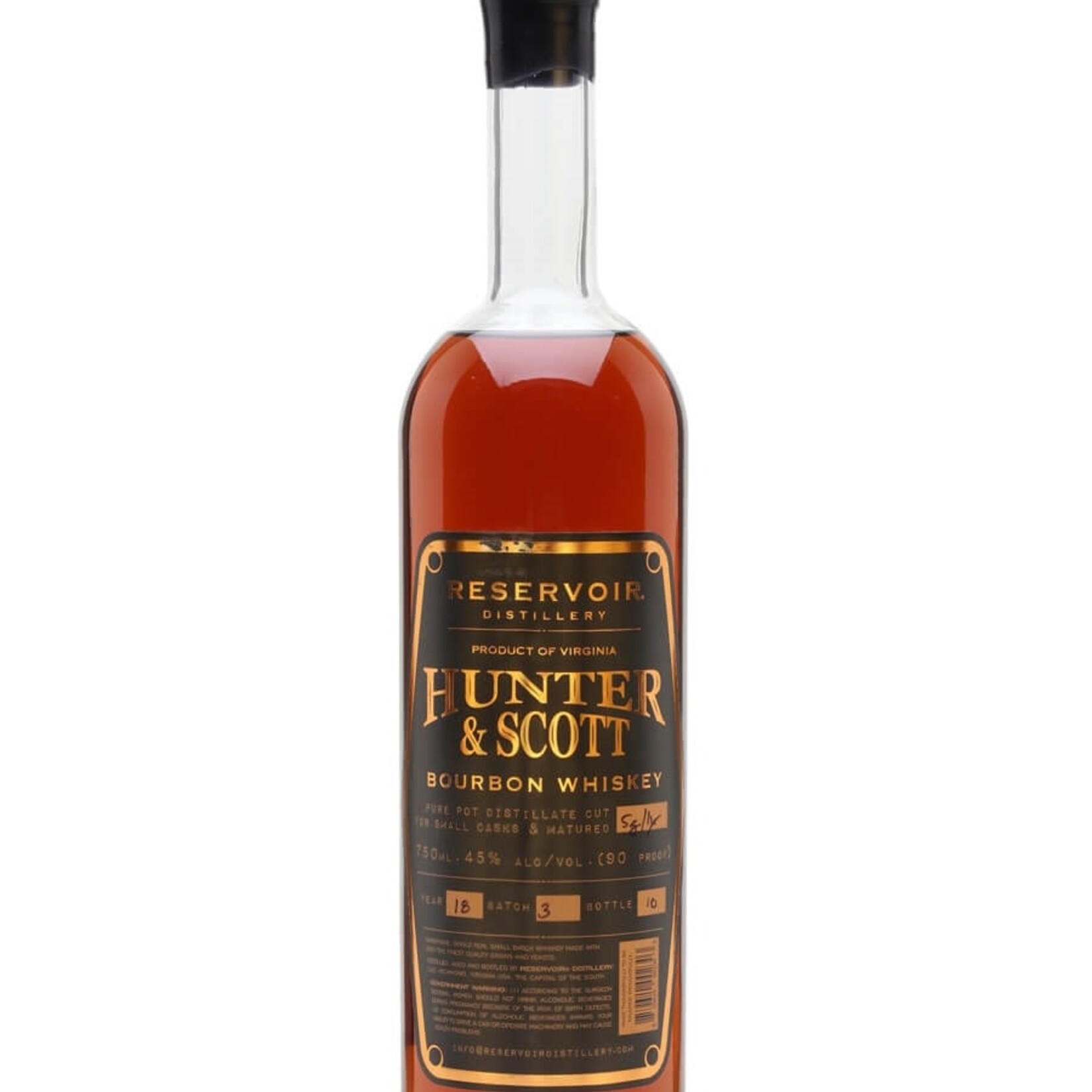 Reservoir Distillery, Hunter & Scott Bourbon 750ML
