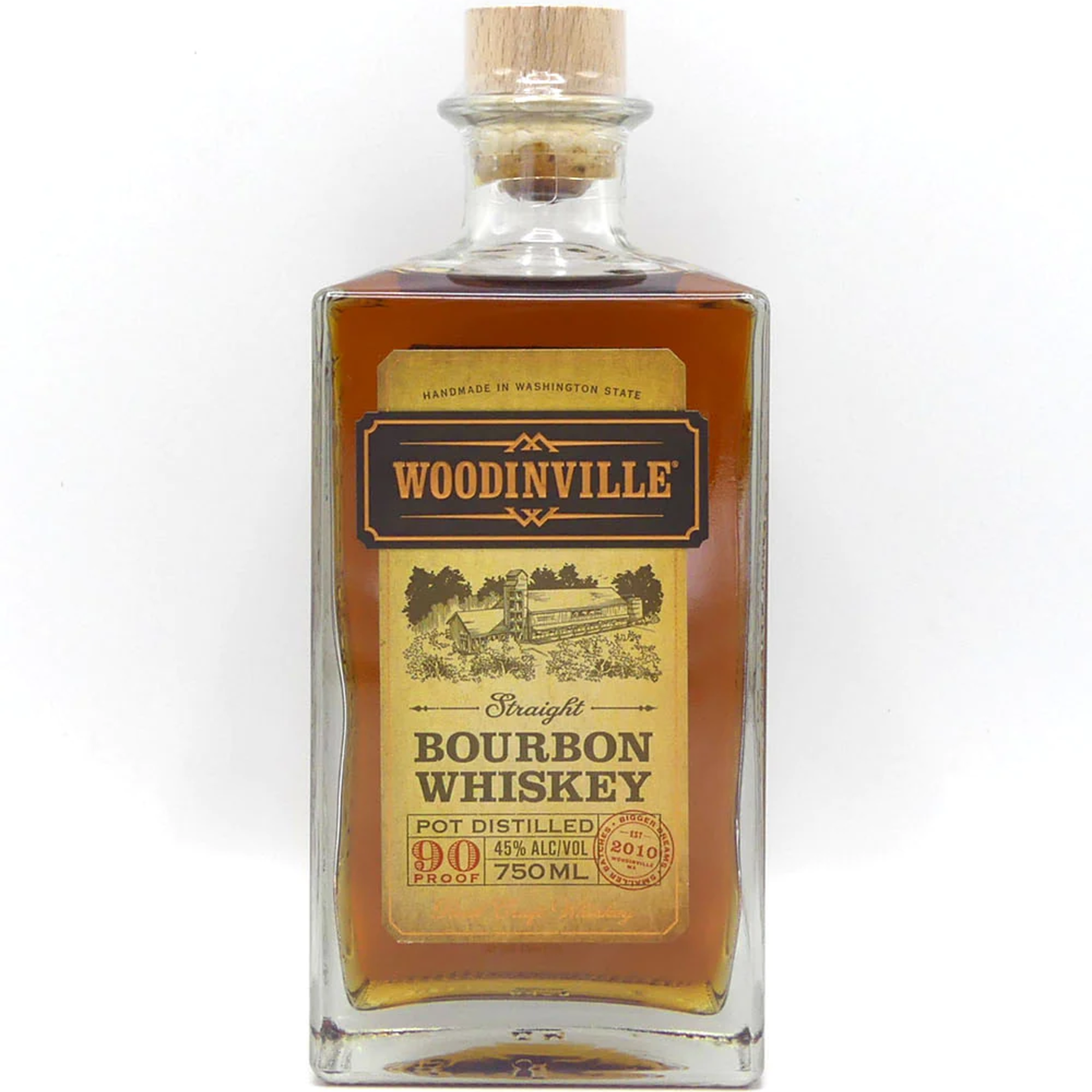 Woodinville Whiskey Co. Pot Distilled Straight Bourbon Whiskey