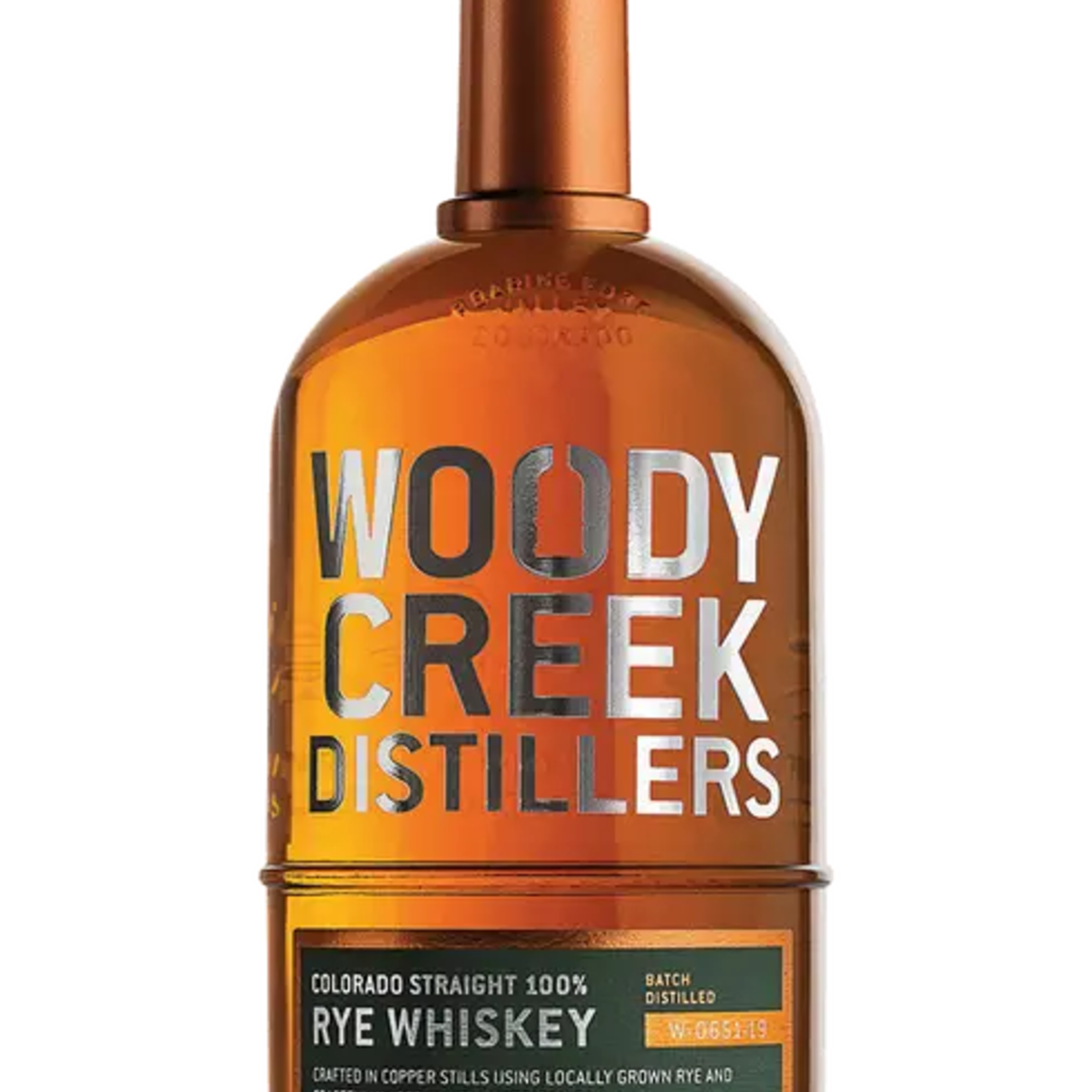 Woody Creek Rye Whiskey 750mL