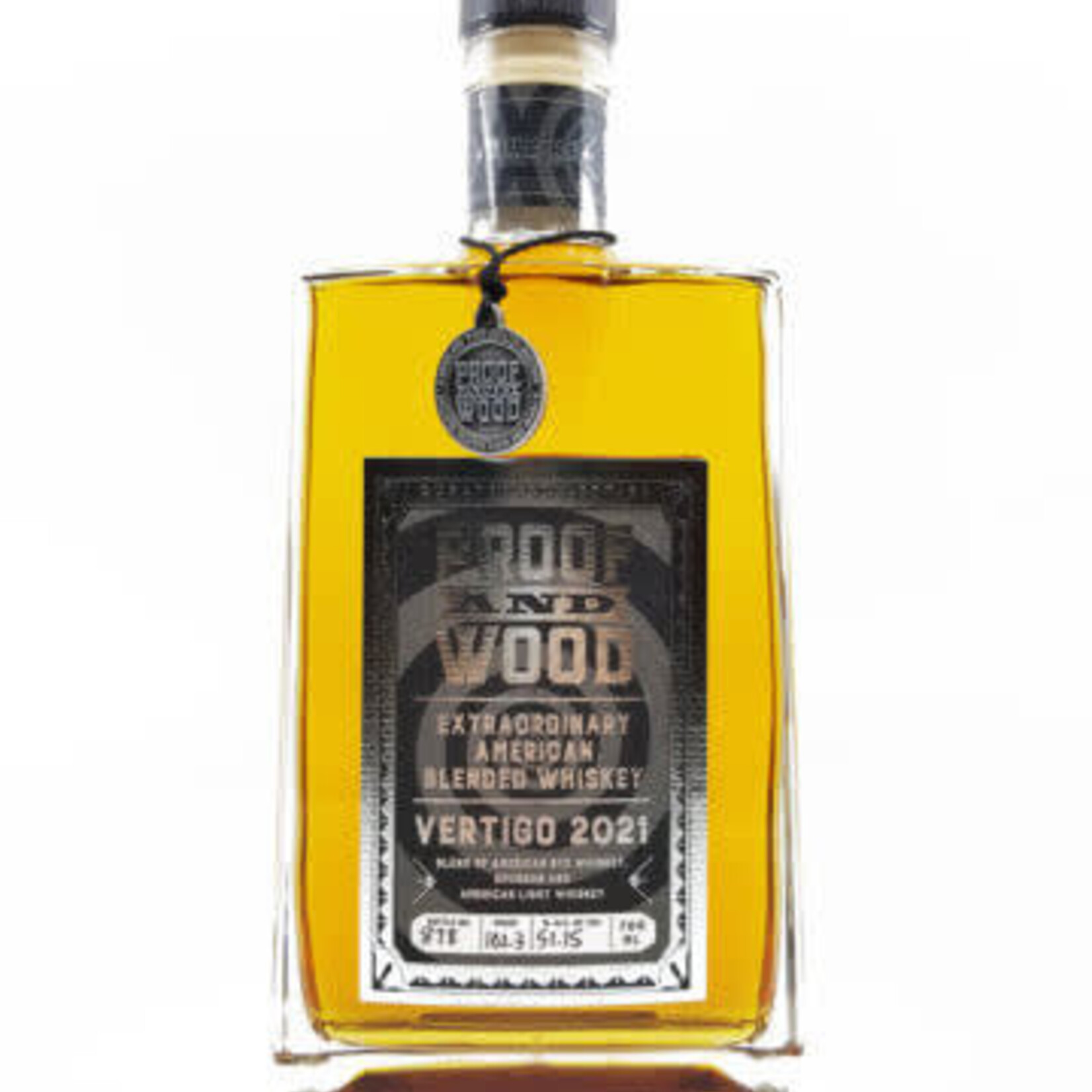 Proof & Wood, Curated Collection Vertigo American Blended Whiskey (2021) 700mL