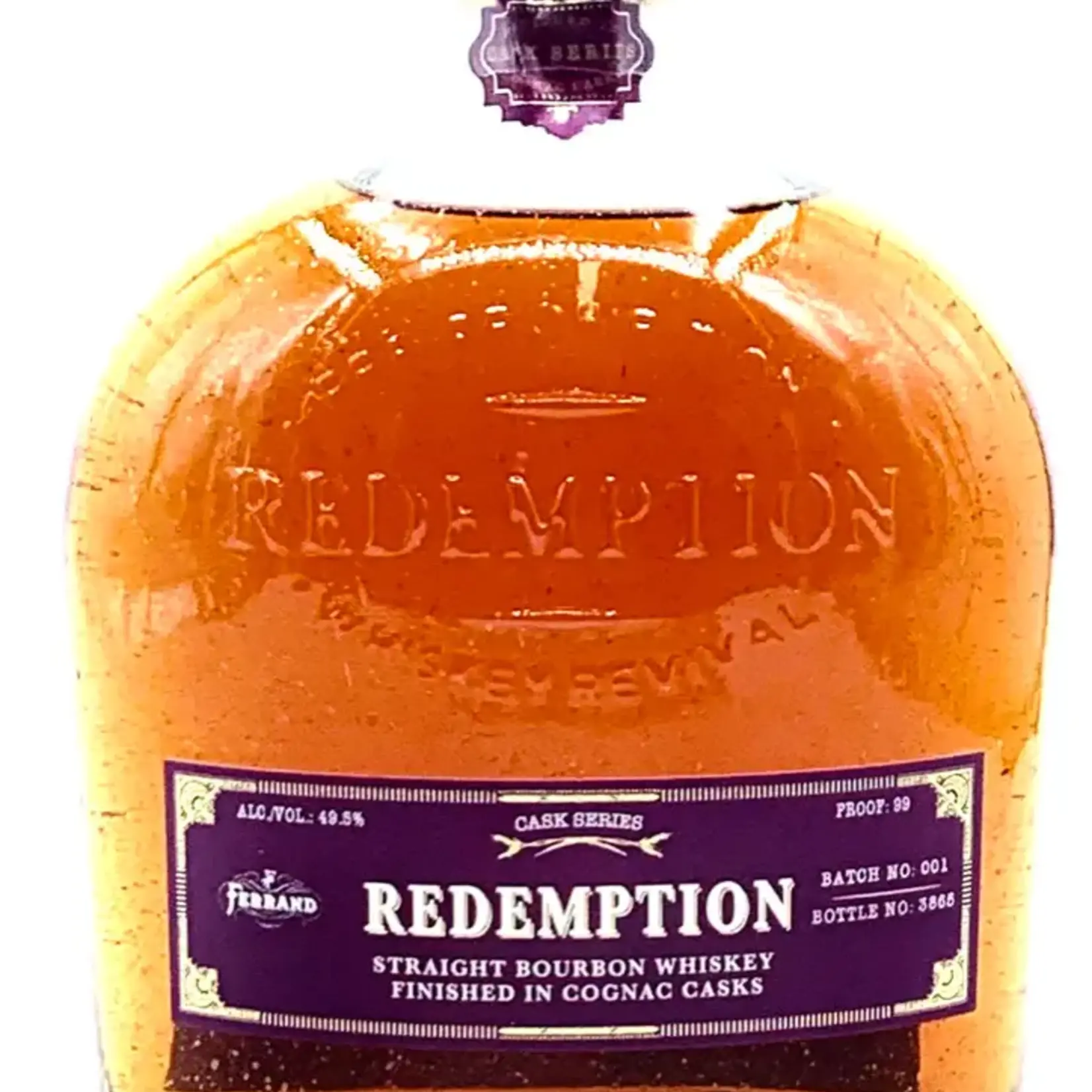 Redemption Cask Series Cognac Cask Straight Bourbon 750ml