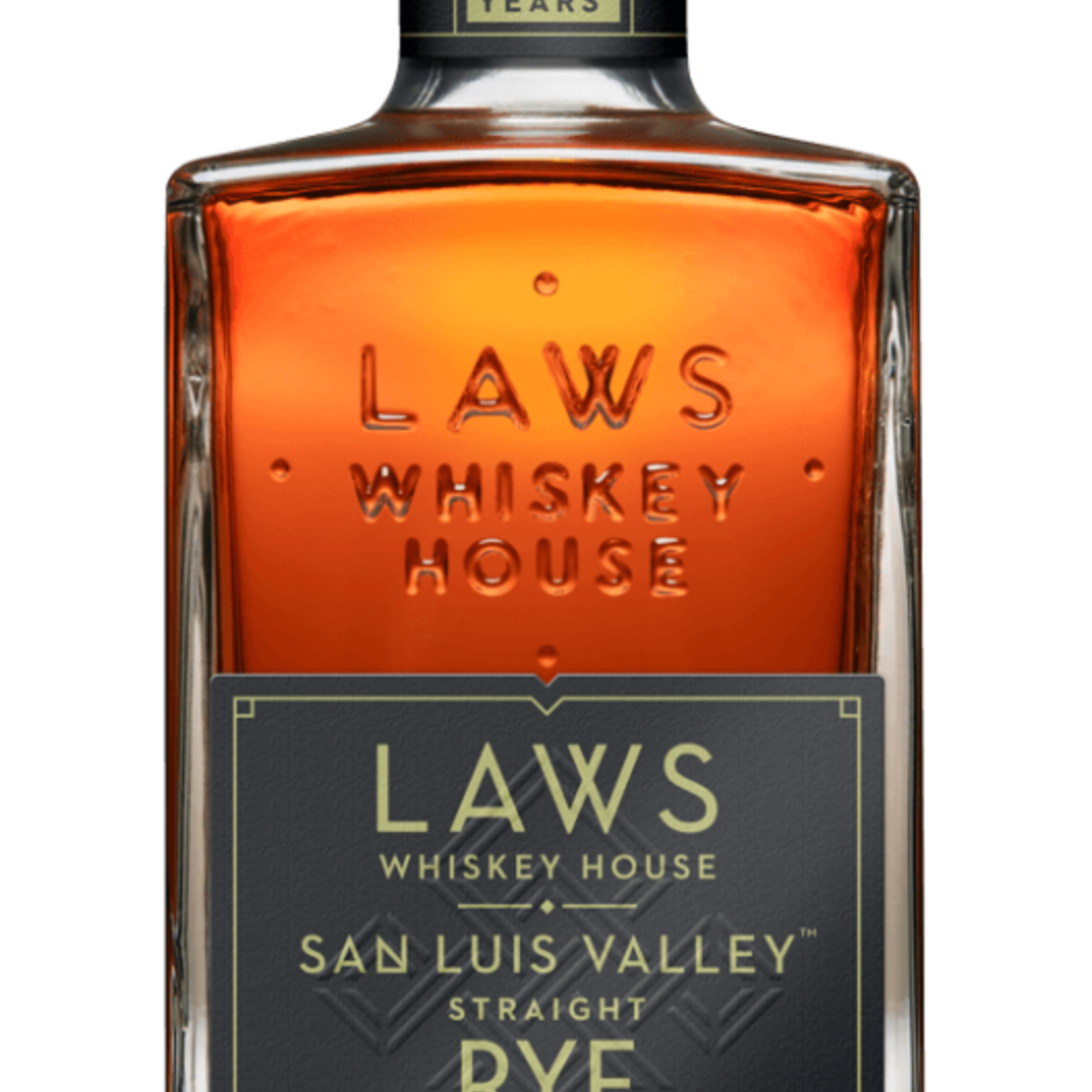 Laws Whiskey House, 7 yr San Luis Valley Straight Bonded Rye Whiskey 750ML