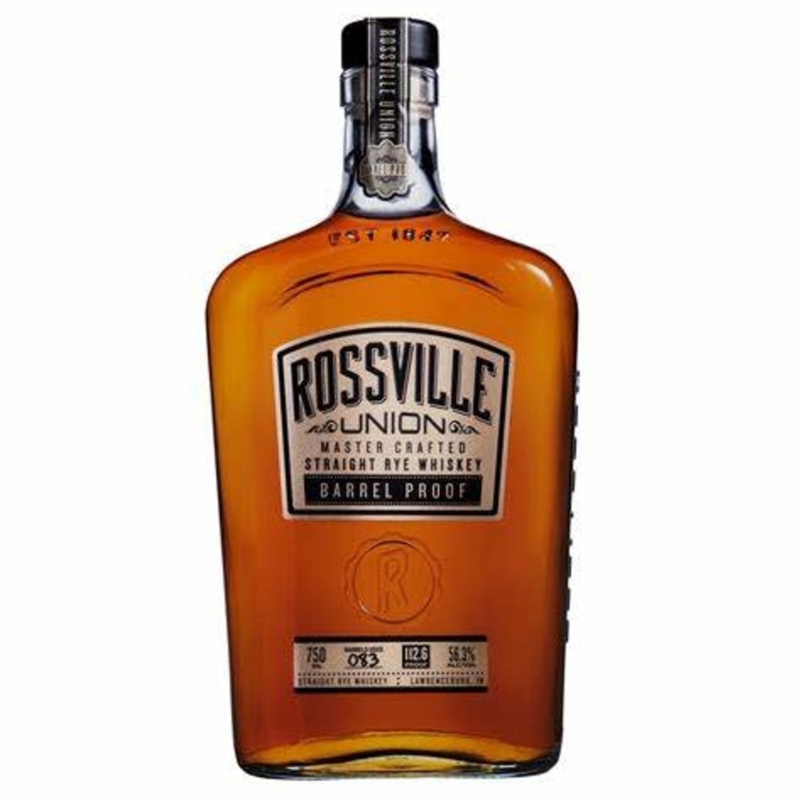 Rossville Union, Barrel Proof Rye 750mL