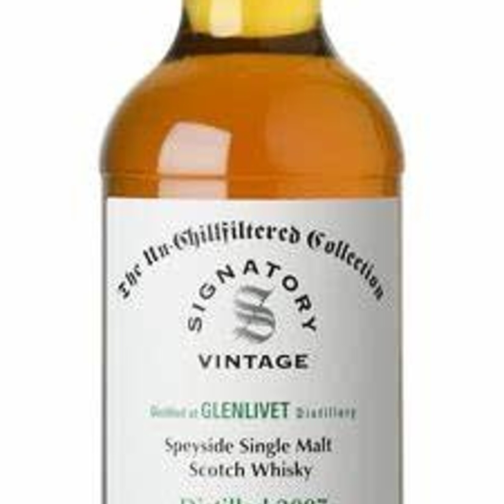 Signatory Unchillfiltered Glenlivet 14yr Sherry 2007 750mL