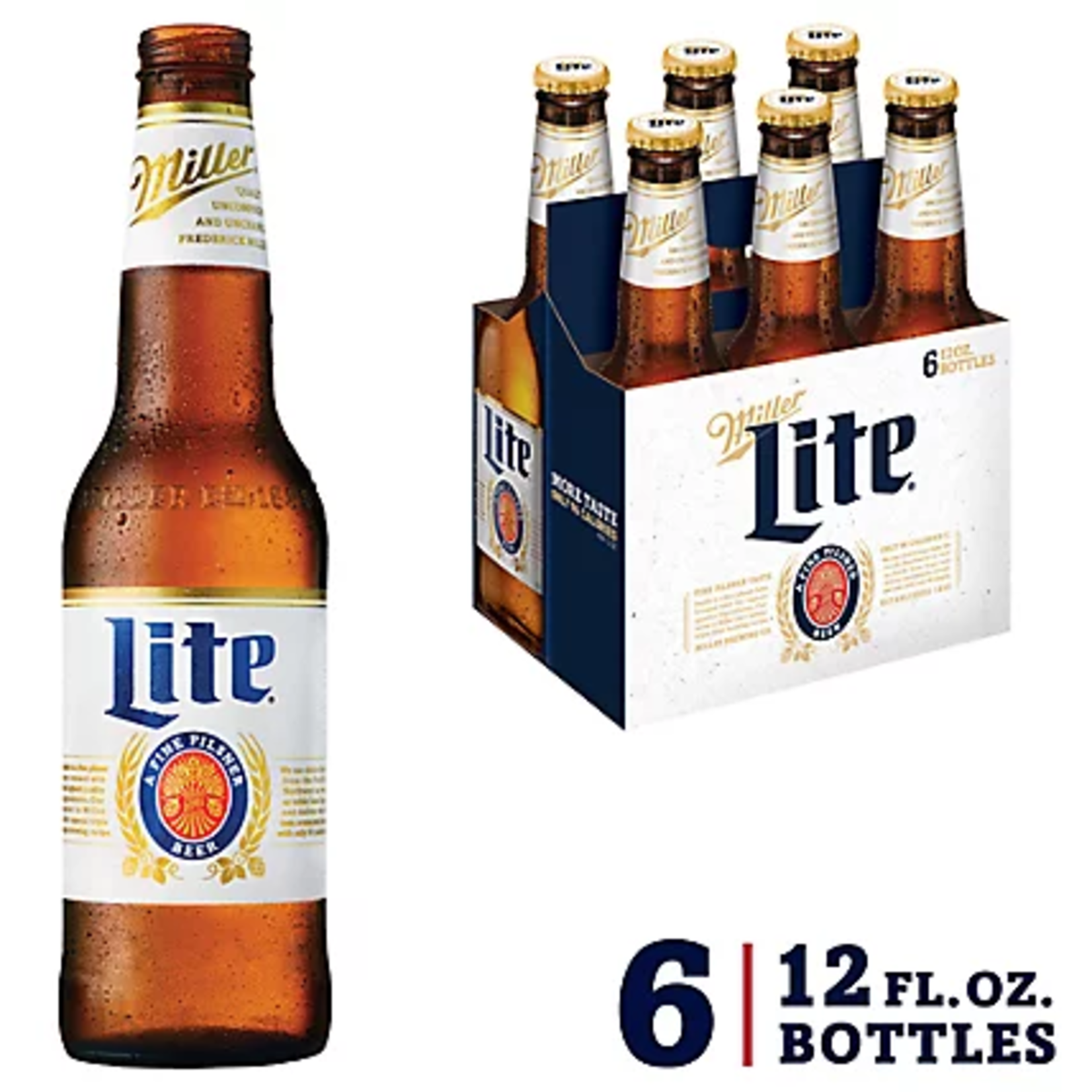 Miller Lite 6pk Bottles