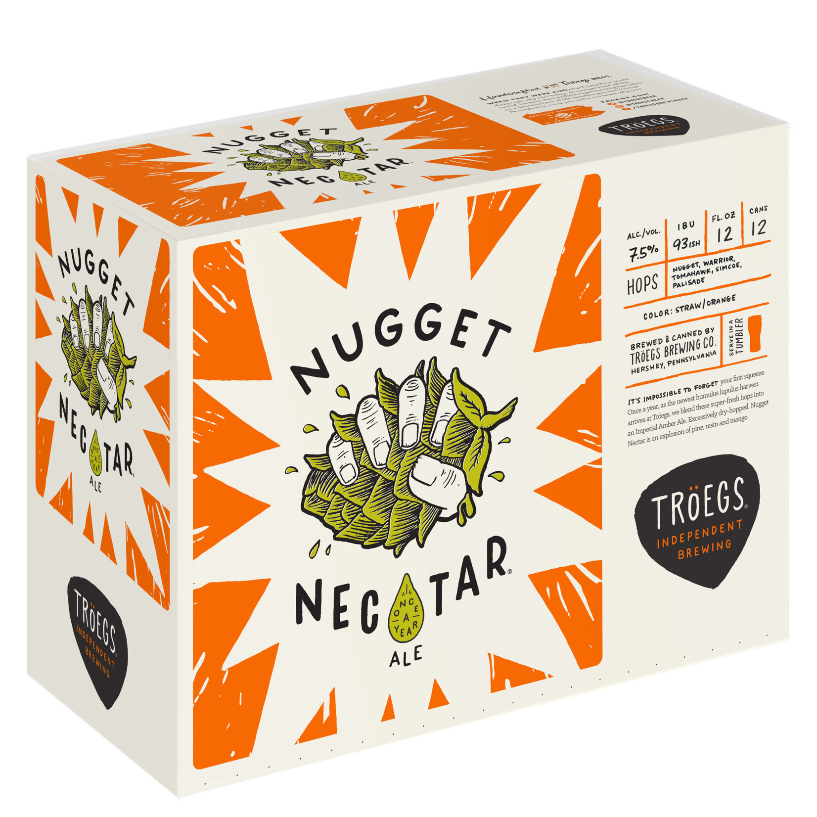 Troegs Nugget Nectar 12pk CN