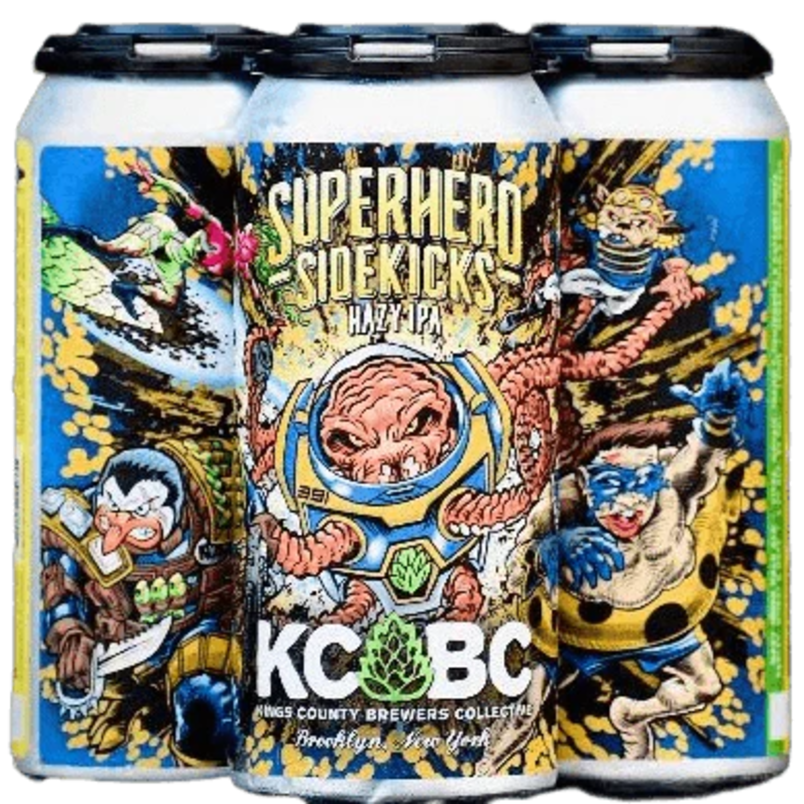 KCBC Superhero Sidekicks 4pk CN