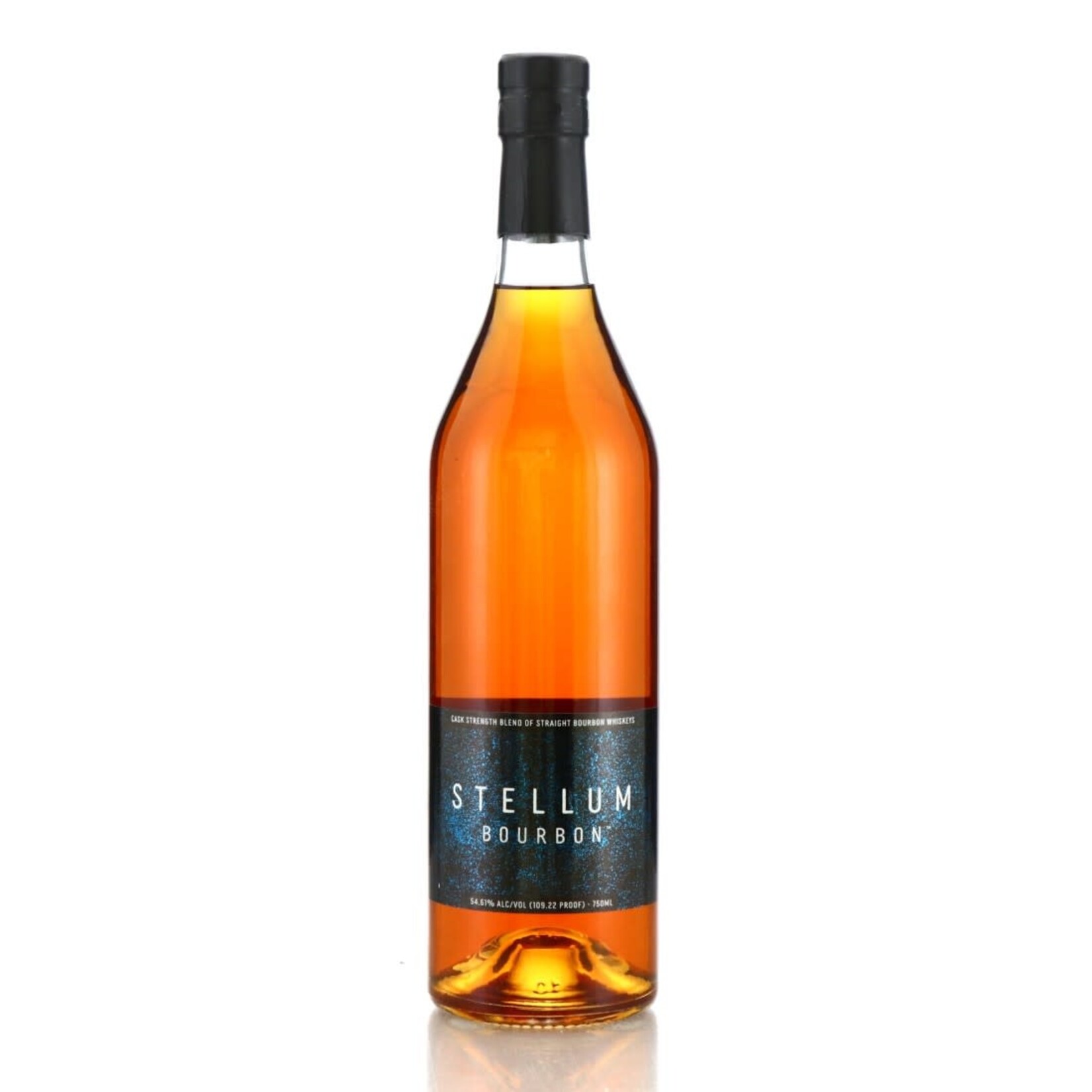 Stellum Spirits Black Label Cask Strength Blended Bourbon 750mL