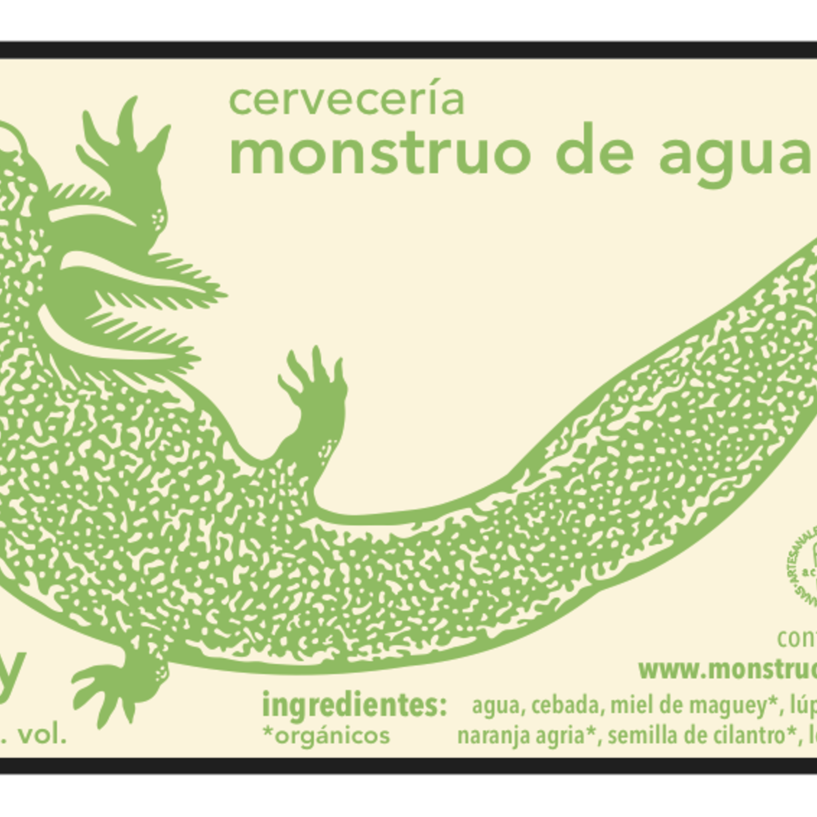 Monstruo De Agua Blanca De Maguey 4pk