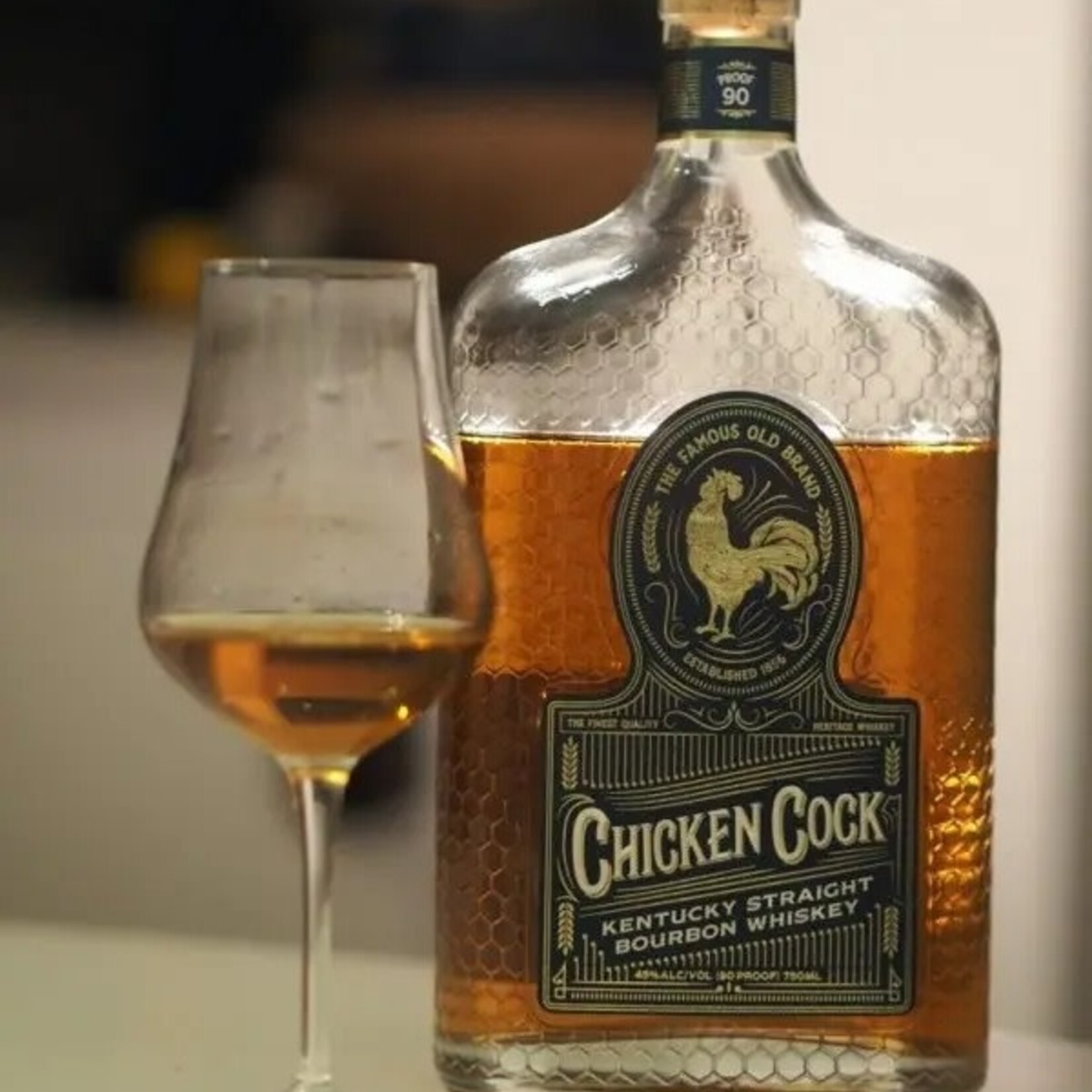 Chicken Cock Kentucky Straight Bourbon Whiskey 750ml