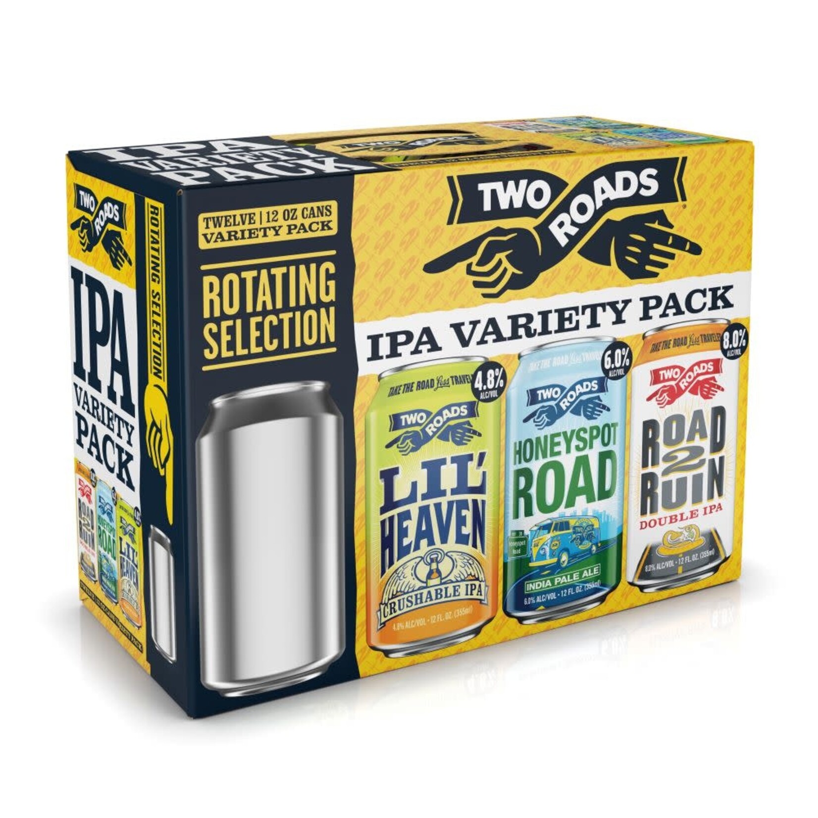 Two Roads IPA Variety 12pk CN