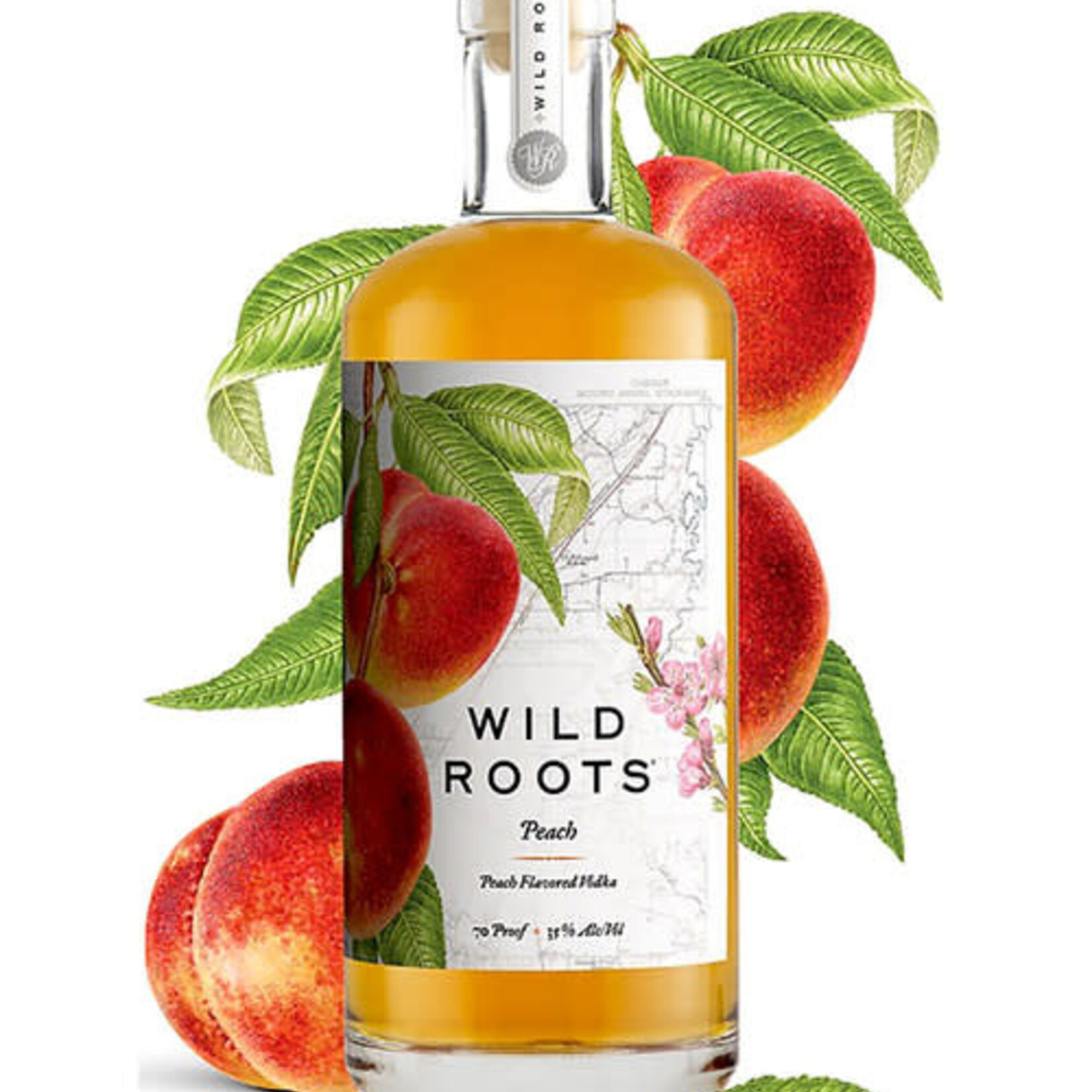 Wild Roots Peach Vodka 750ml