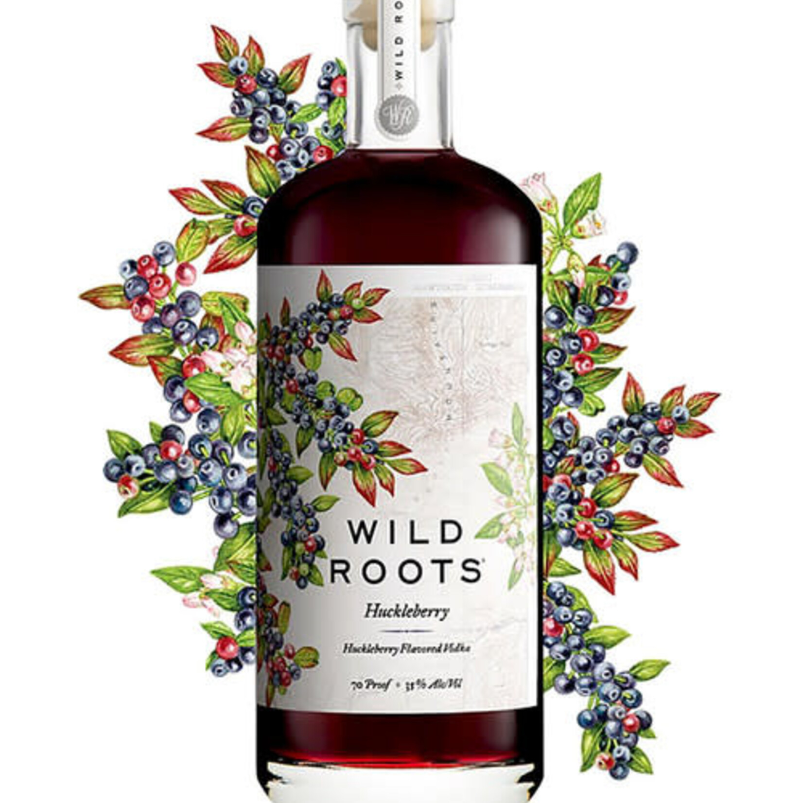 Wild Roots Huckleberry Vodka 750ml