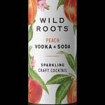 Wild Roots Peach Vodka Soda 4pk CN