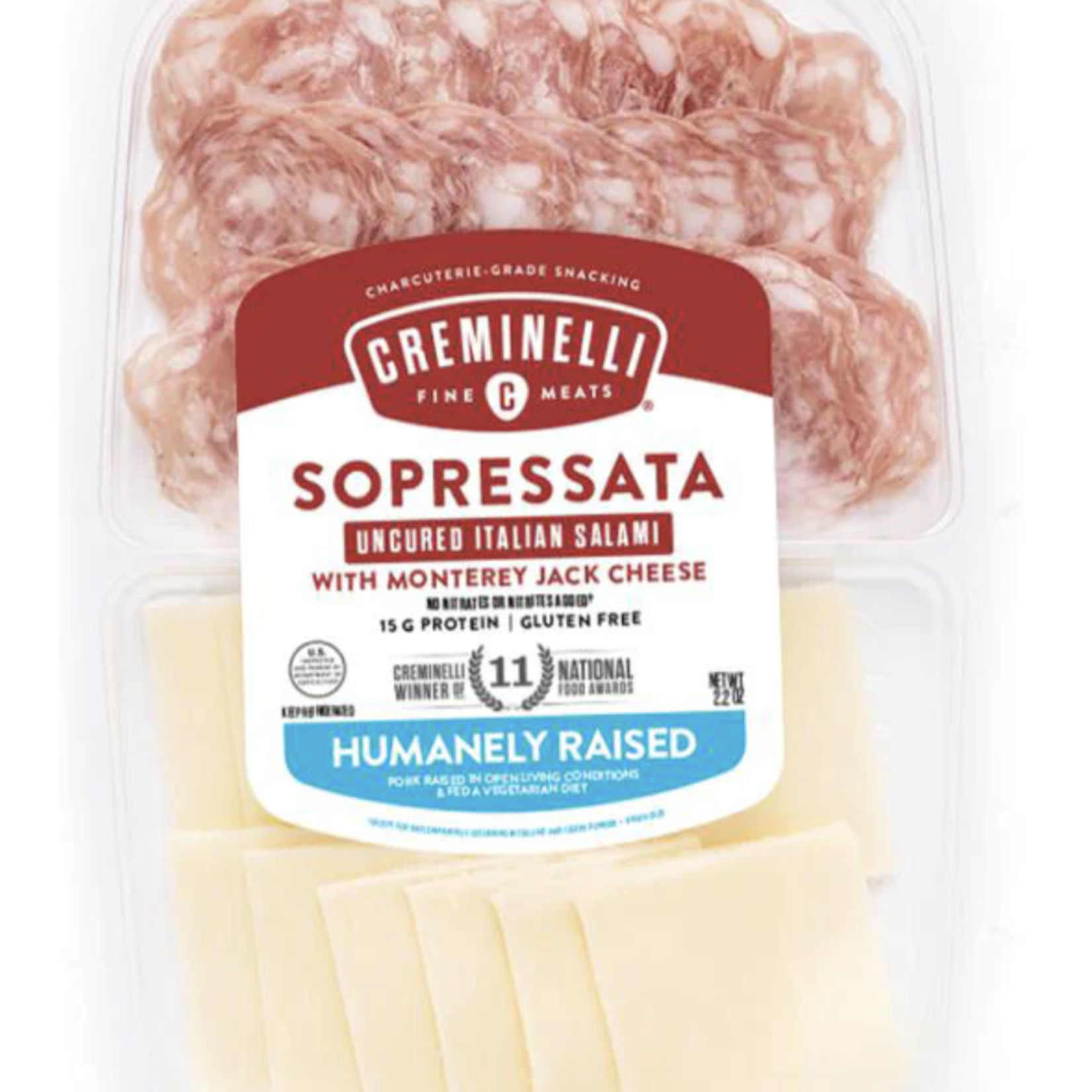 Creminelli Sopressata and Monterey Jack Snack Pack Lighthouse Canton