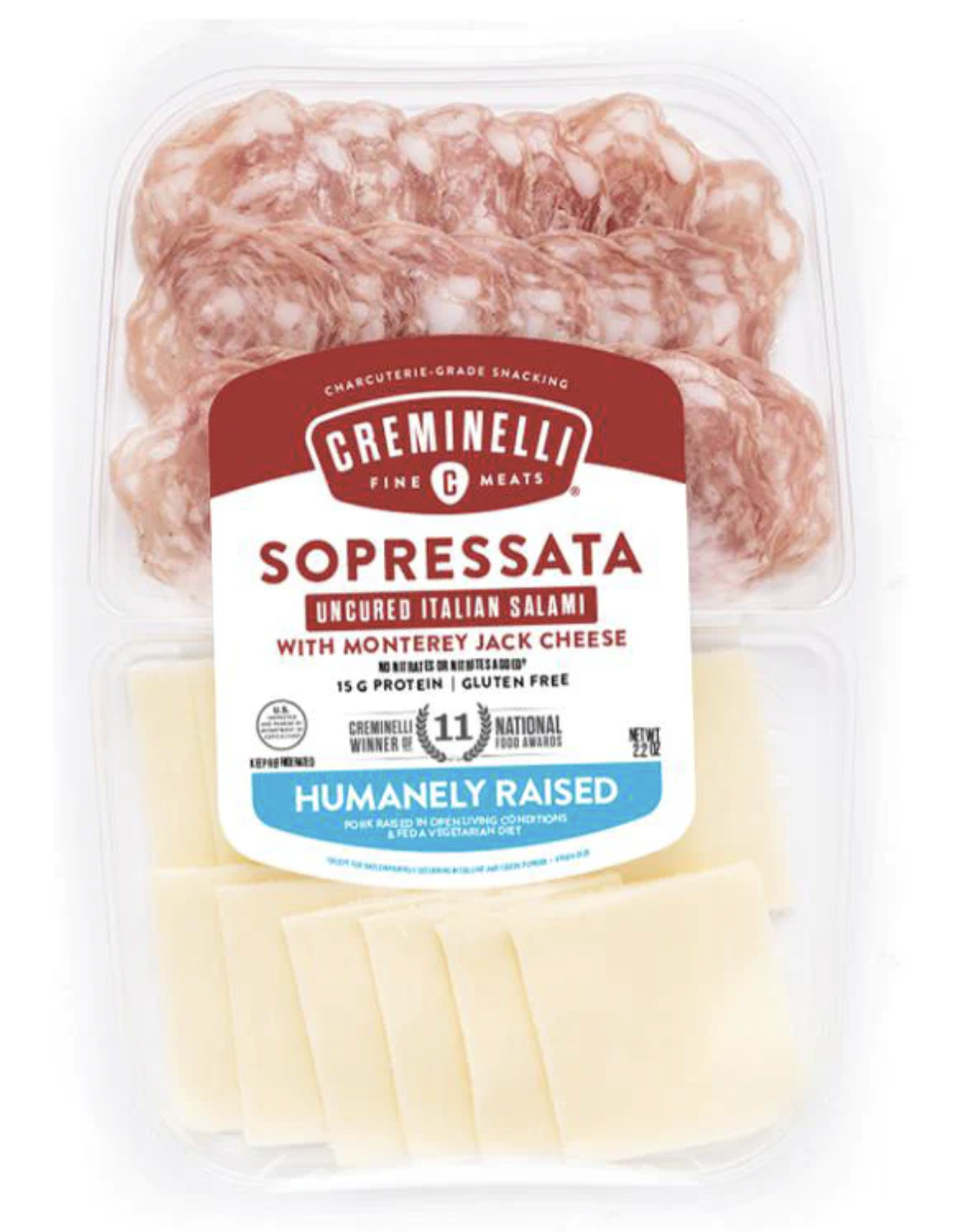 Creminelli Sopressata and Monterey Jack Snack Pack - Lighthouse Canton