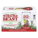 Strainge Beast Ginger, Lemon, Hibiscus 12oz CN