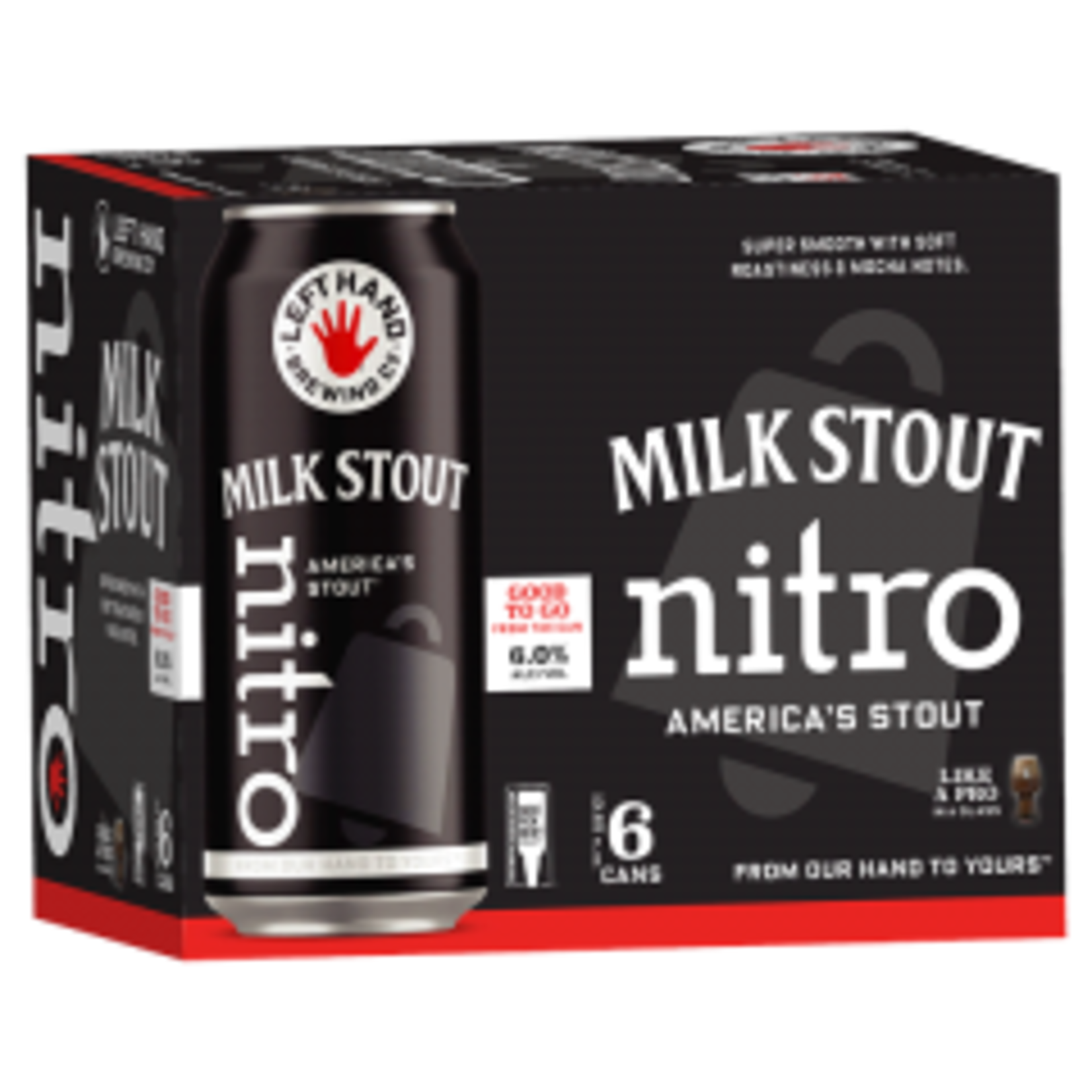 Left Hand Nitro Milk Stout 16oz CN