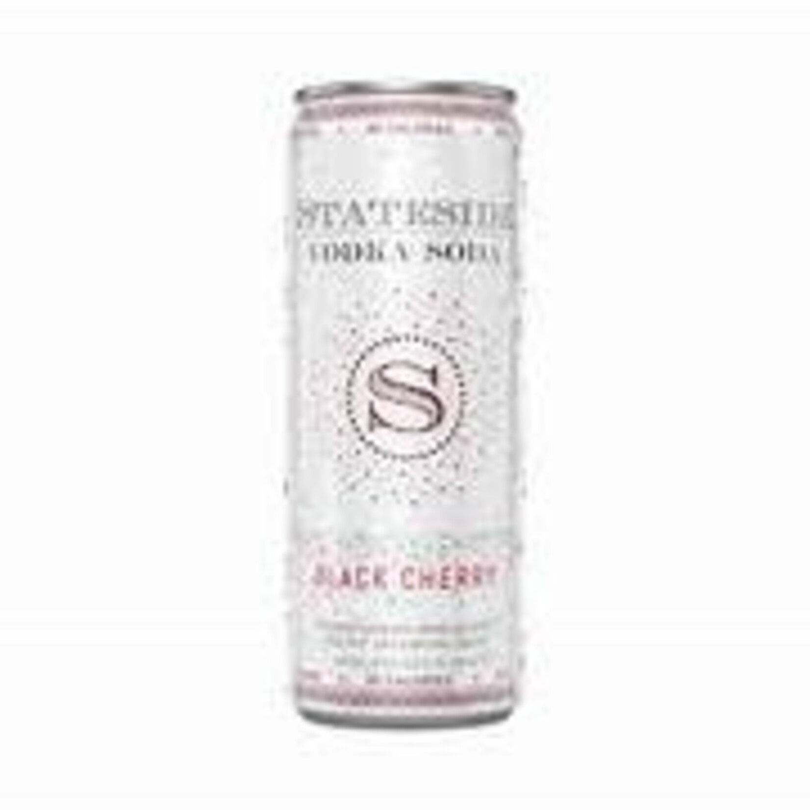 Stateside Vodka Soda Black Cherry 12oz CN Lighthouse Canton