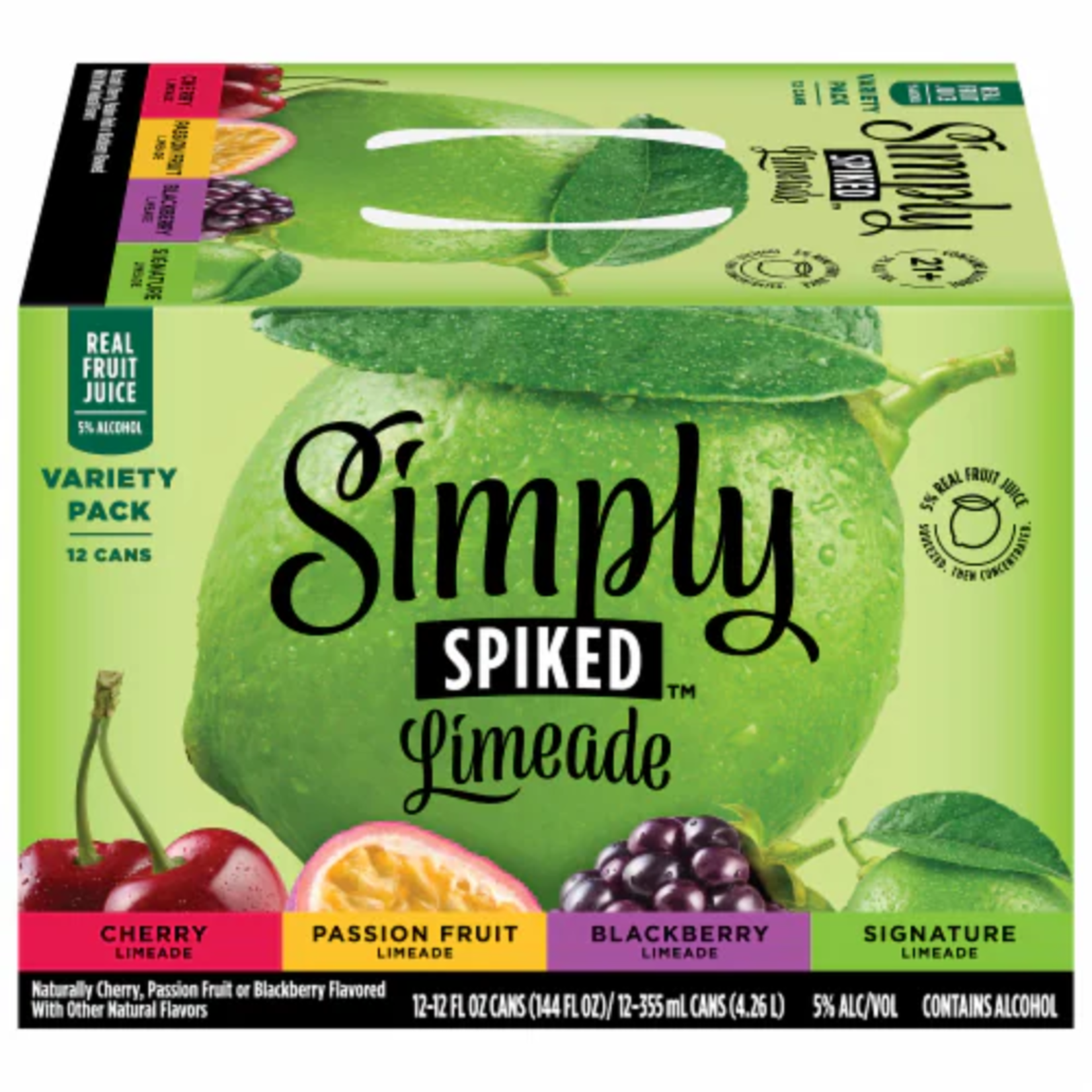 Simply Spiked Limeade 12pk CN