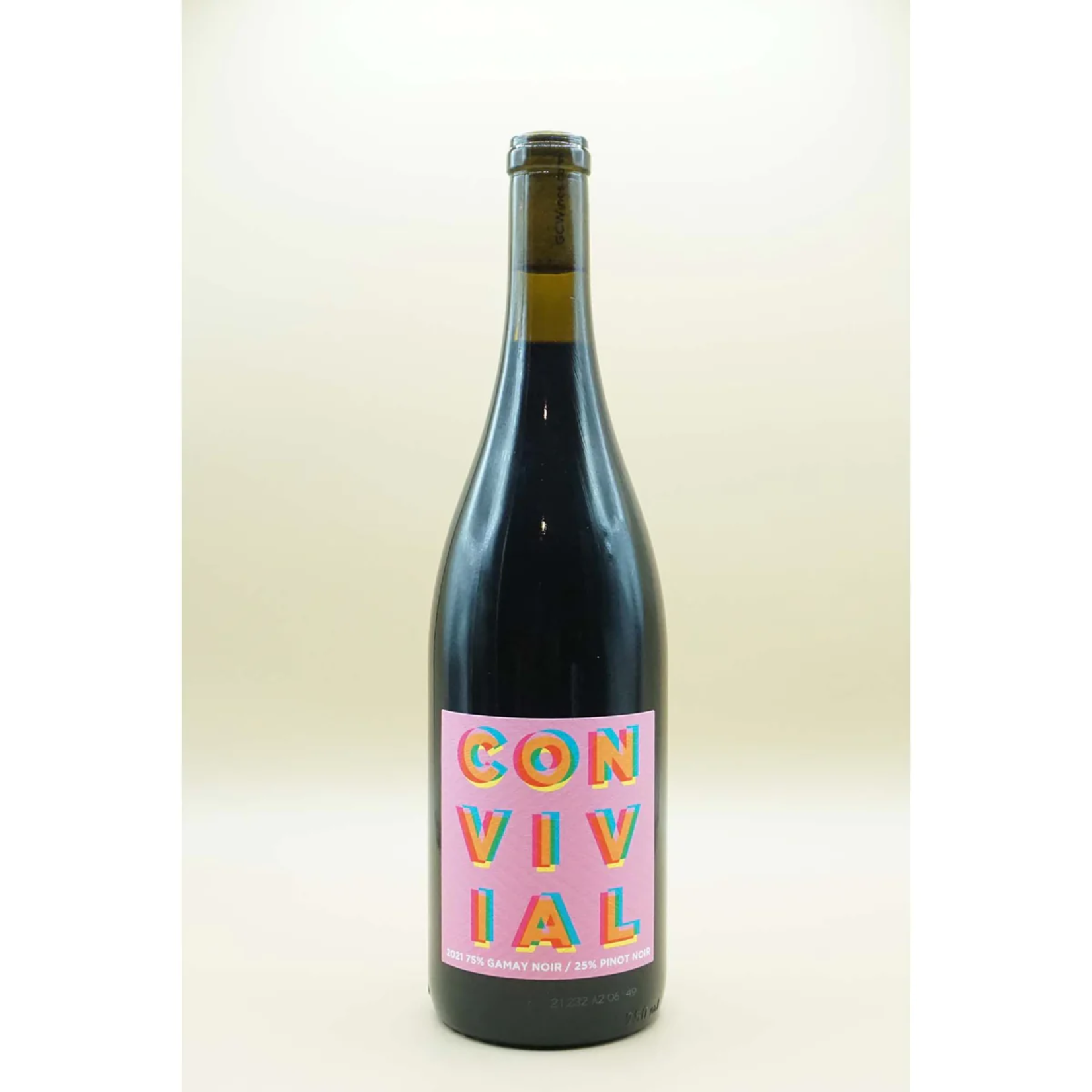 Grochau Cellars, Convivial Gamay & Pinot Noir (2022,2023) 750mL