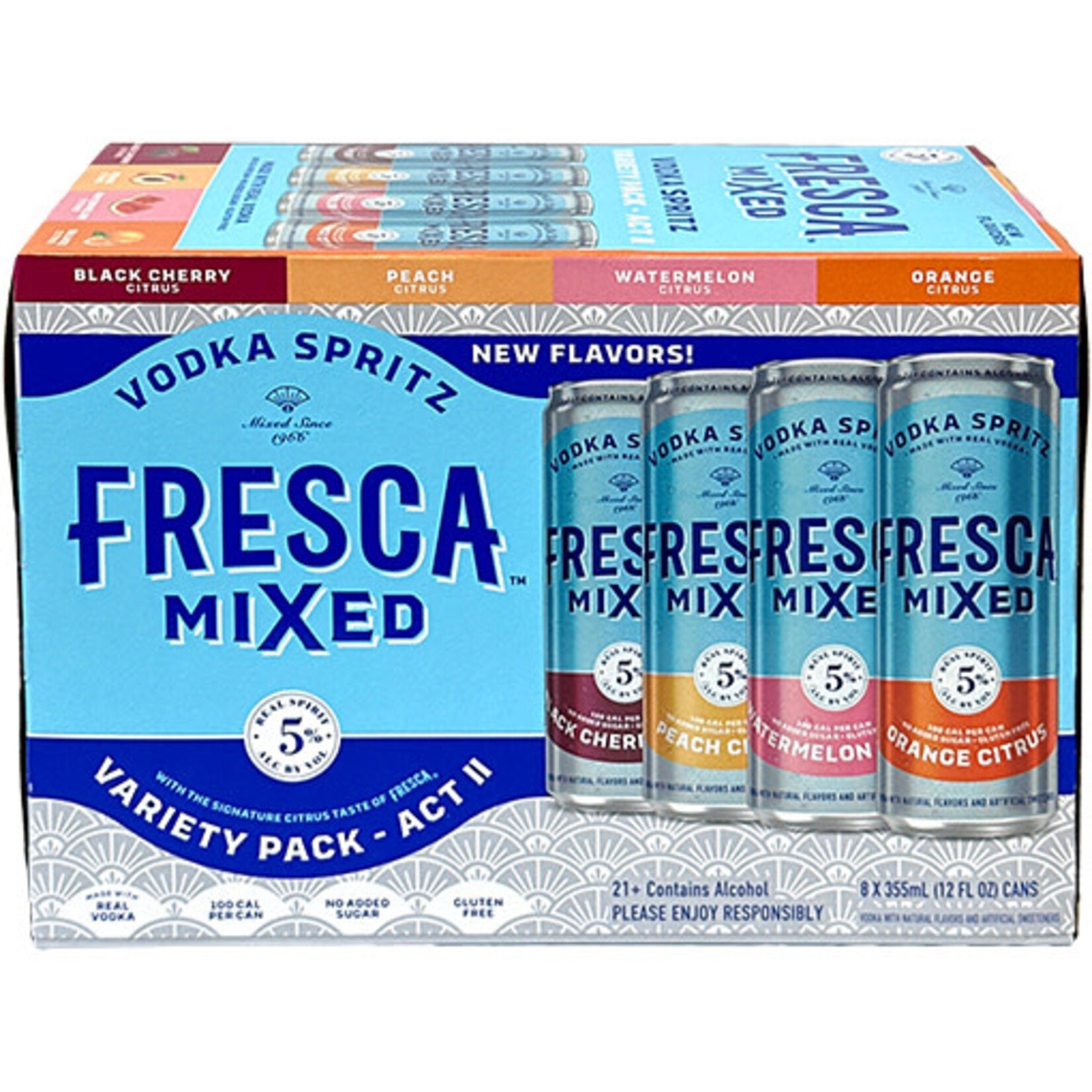 Fresca Mixed Vodka Spritz Variety Pack Act 2 8pk