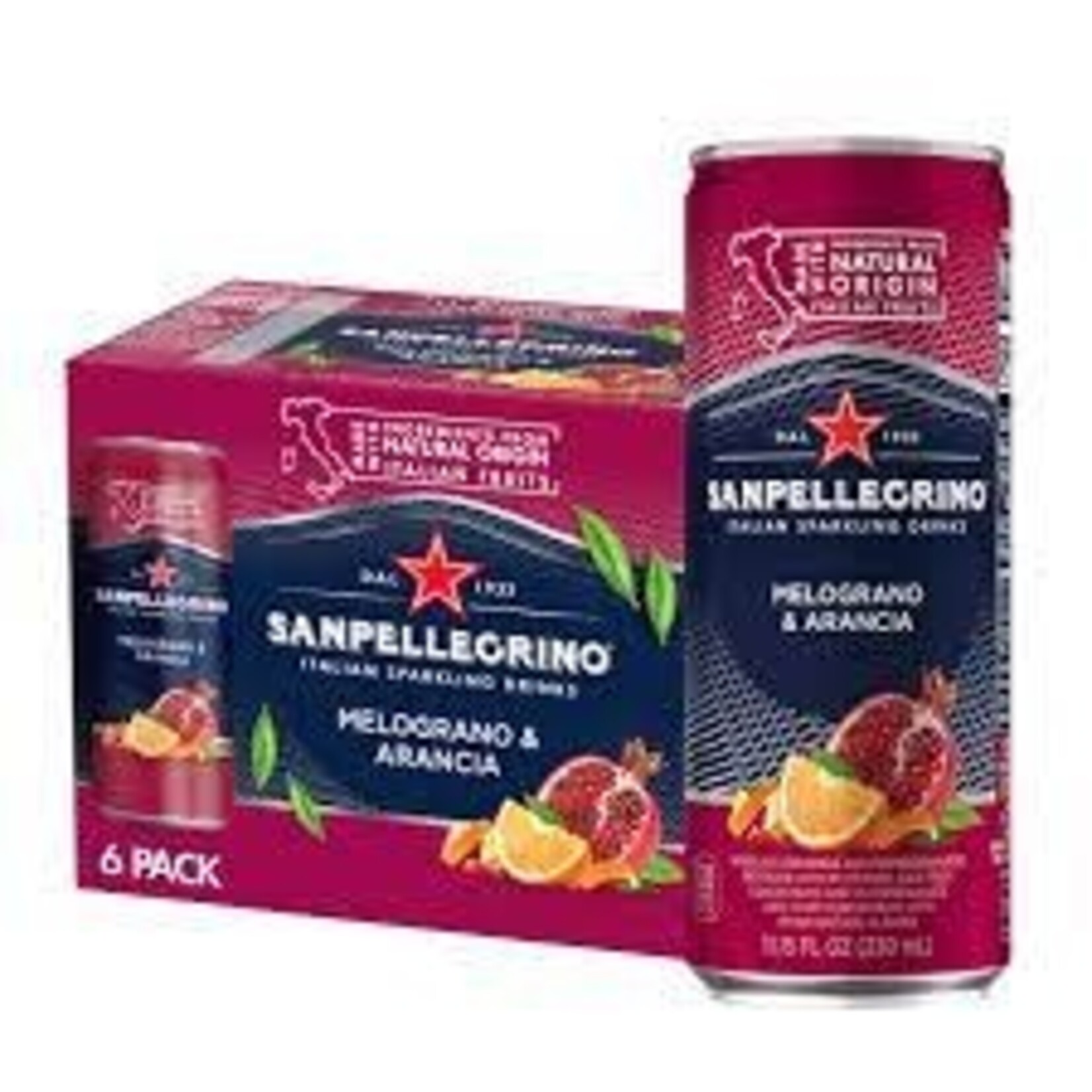 San Pellegrino Melograno & Arancia 11.15oz