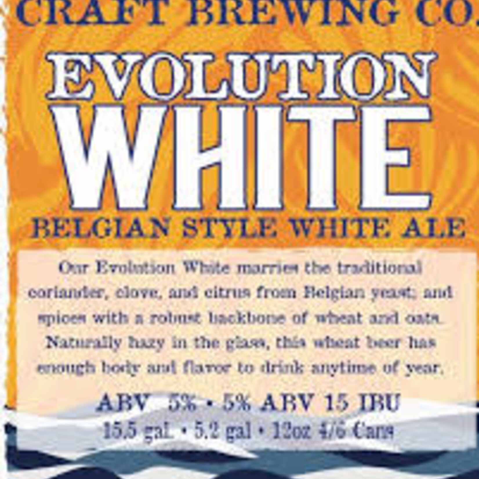 Evolution White Ale 6pk CN