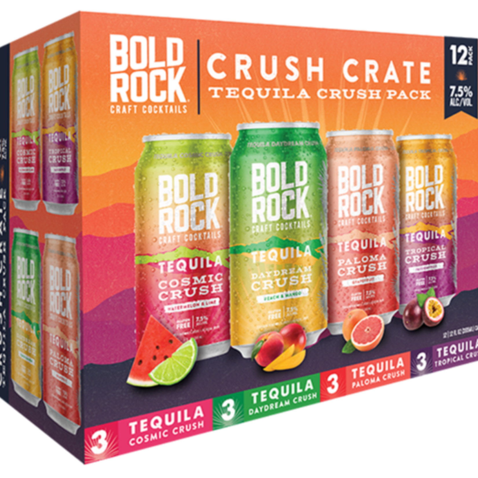 Bold Rock Crush Crate Tequila 12pk CN