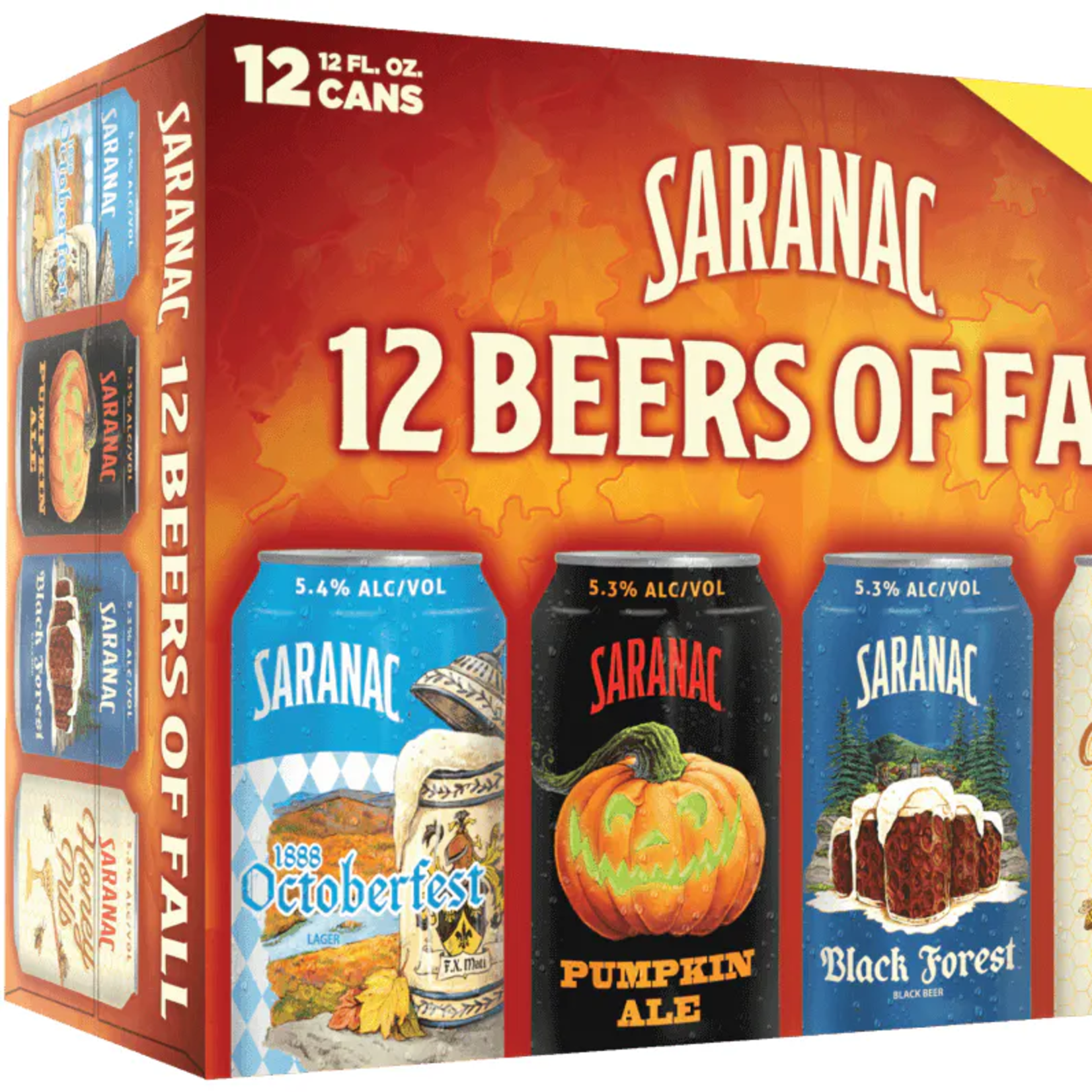 Saranac 12 Beers of Fall 12pk CN