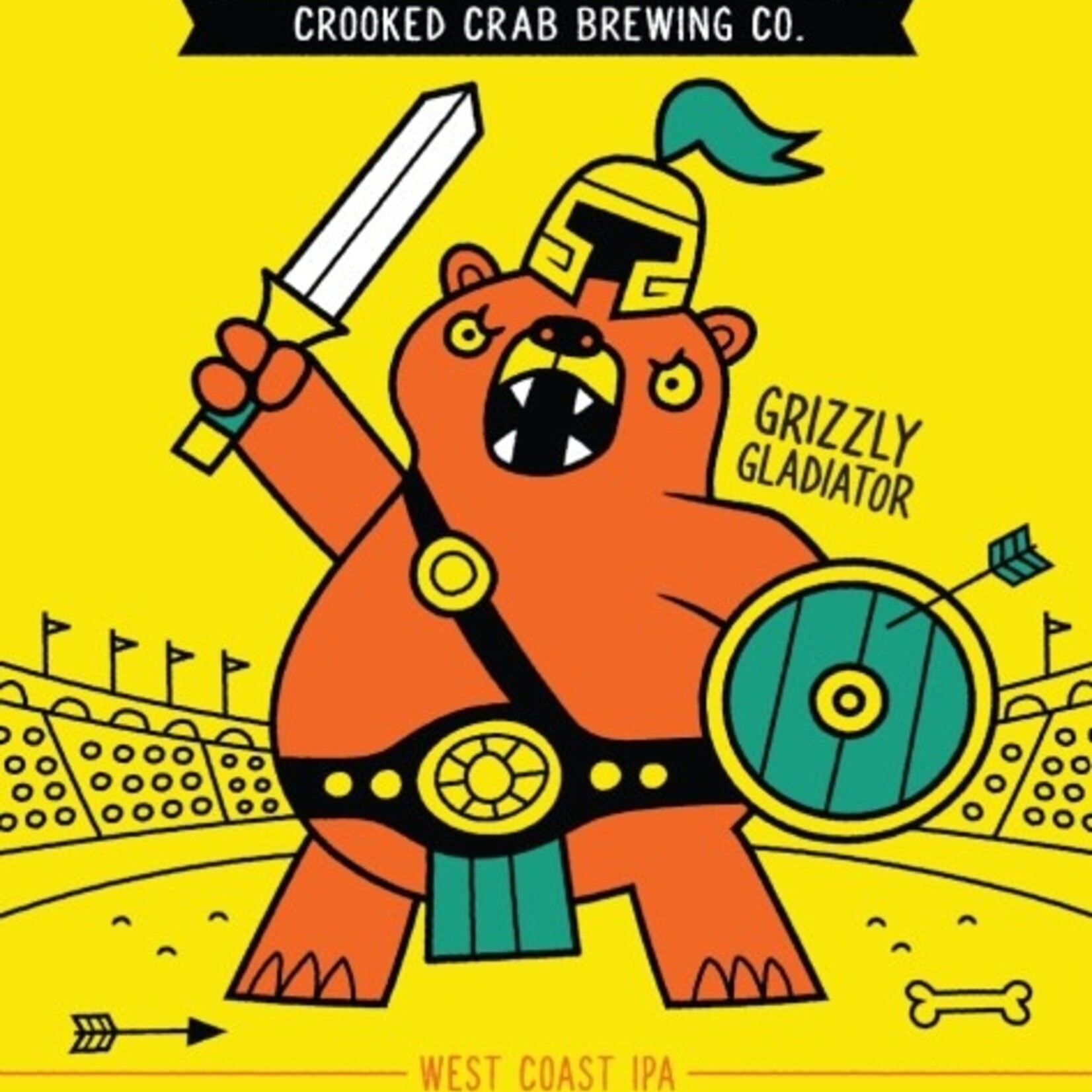 Crooked Crab Grizzly Gladiator 4pk CN