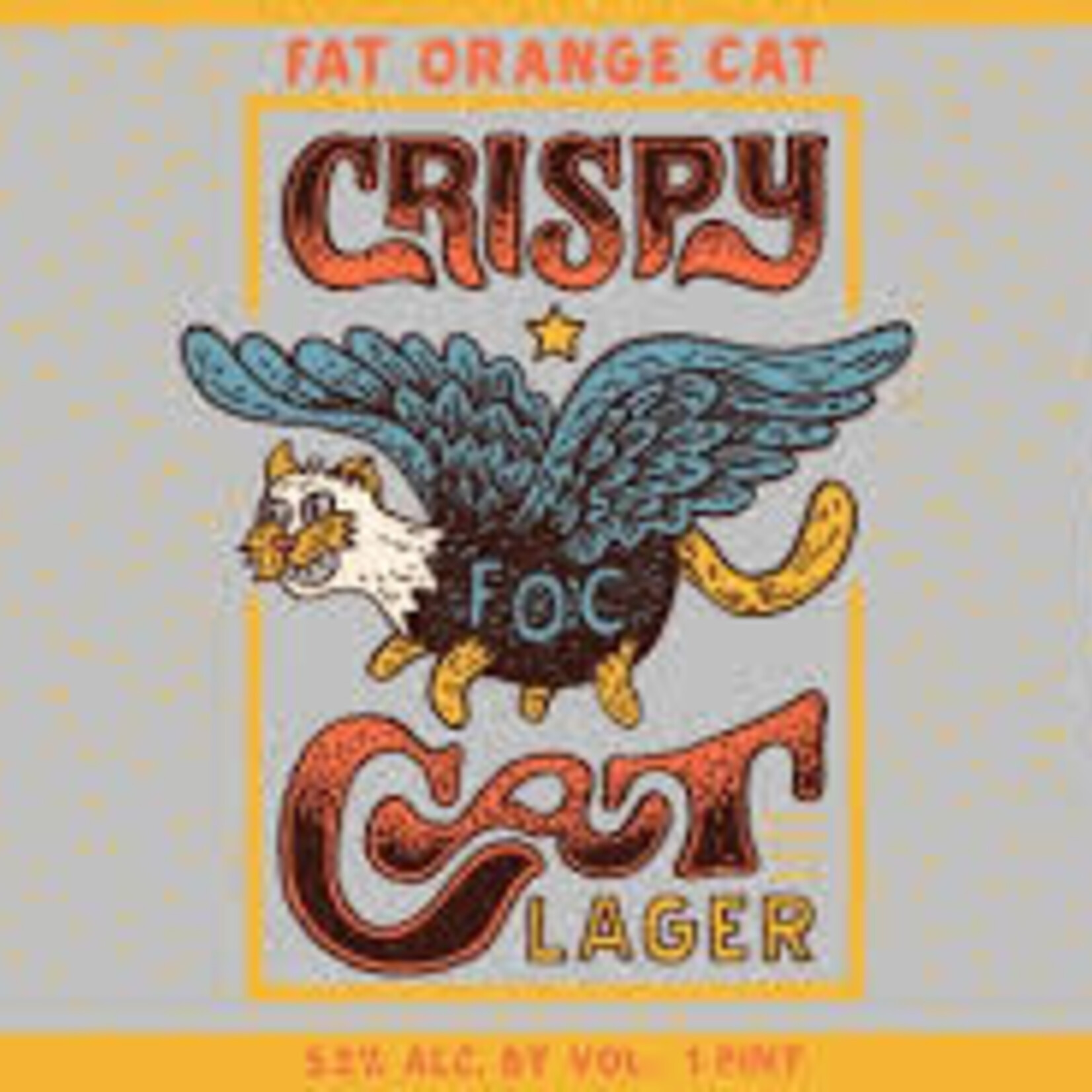 Fat Orange Cat Crispy Cat 16oz CN