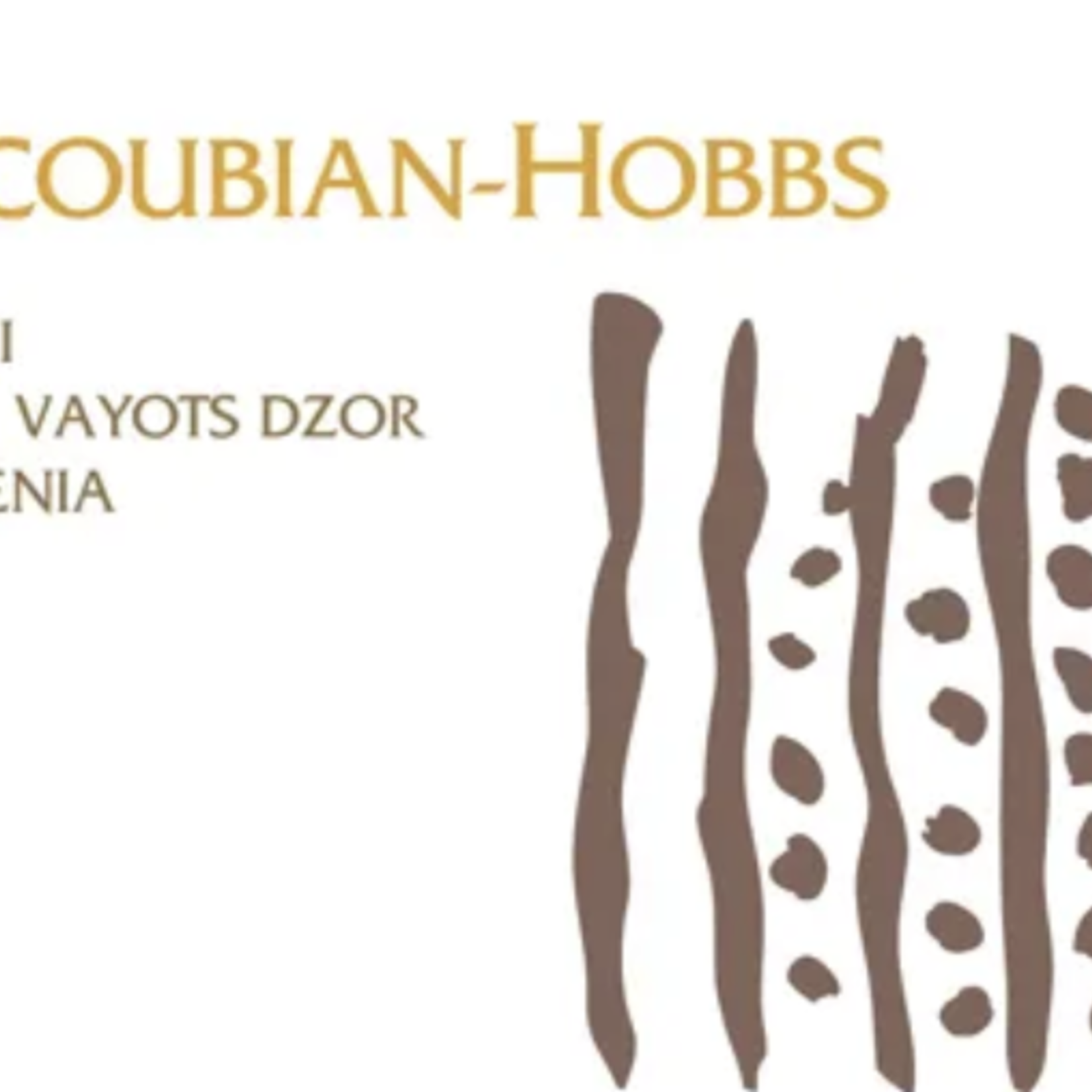Yacoubian-Hobbs Areni, Vayots Dzor (2019) 750ml