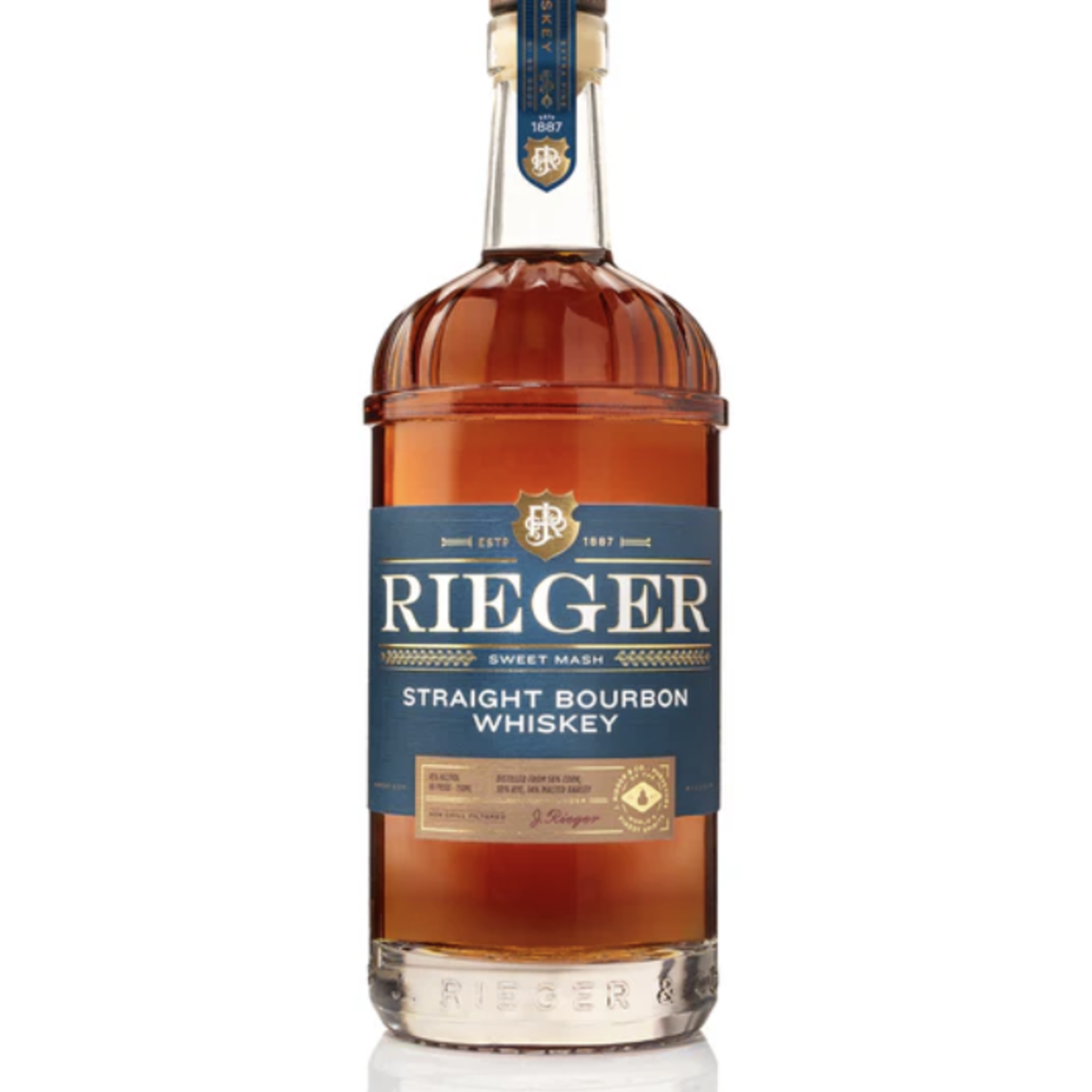 Rieger Straight Bourbon Whiskey Sweet Mash 750ml