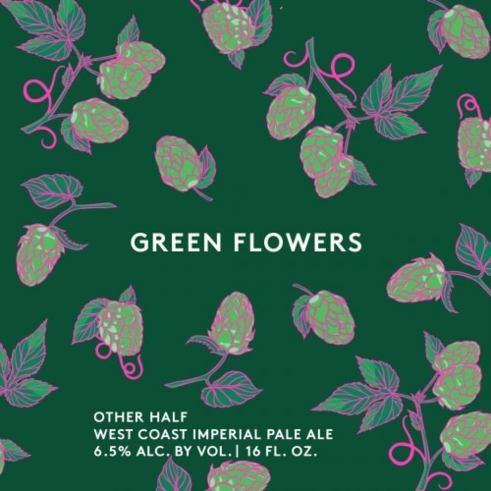 Other Half Other Half Green Flowers 4pk