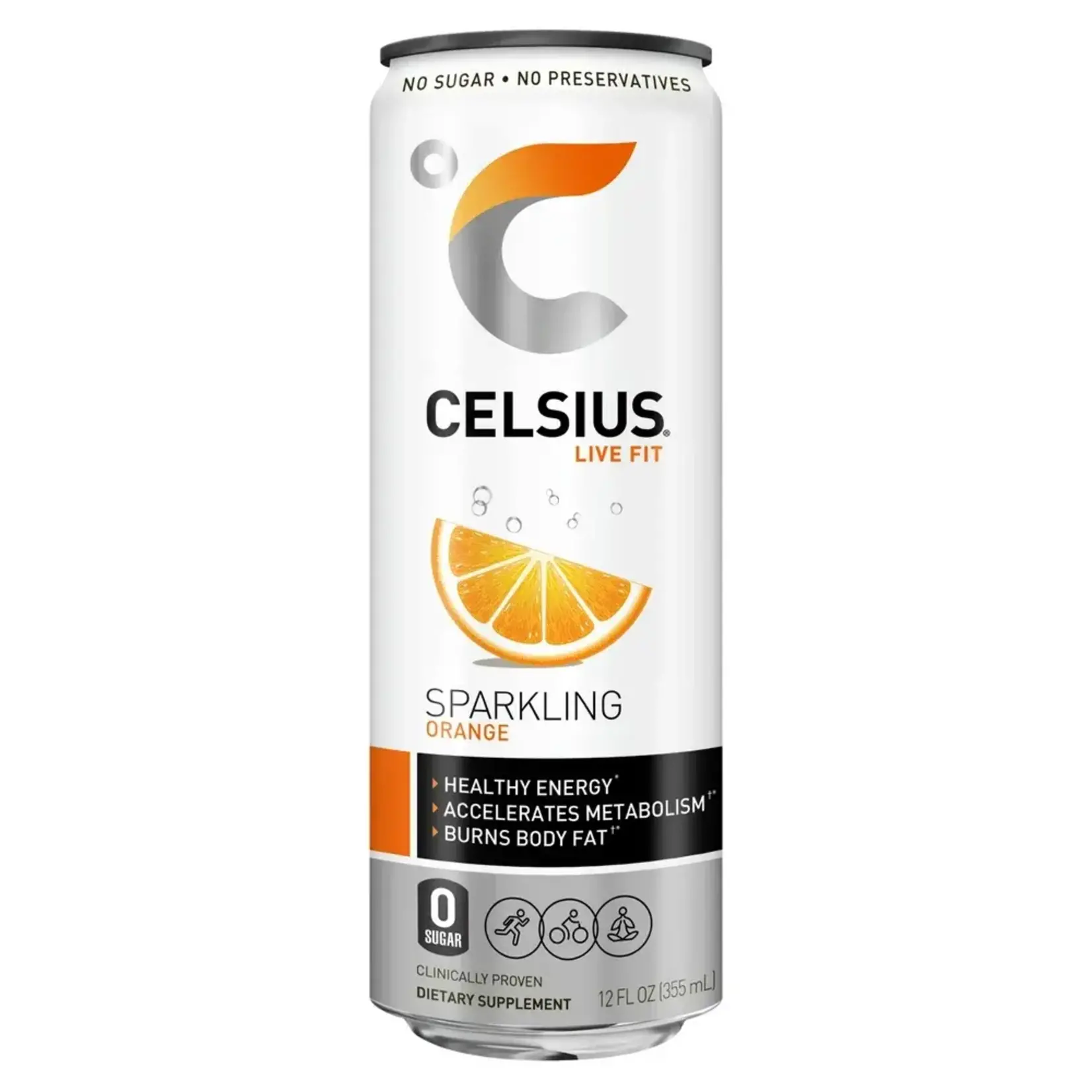 Celsius Sparkling Orange 12oz CN
